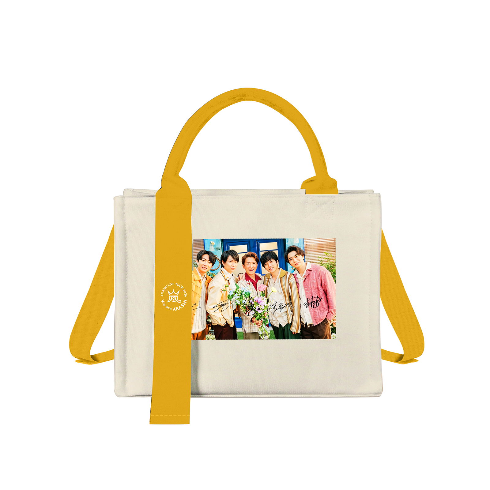 トートバッグキャンバスバッグ【嵐ARASHI/FIVE】5種類-B