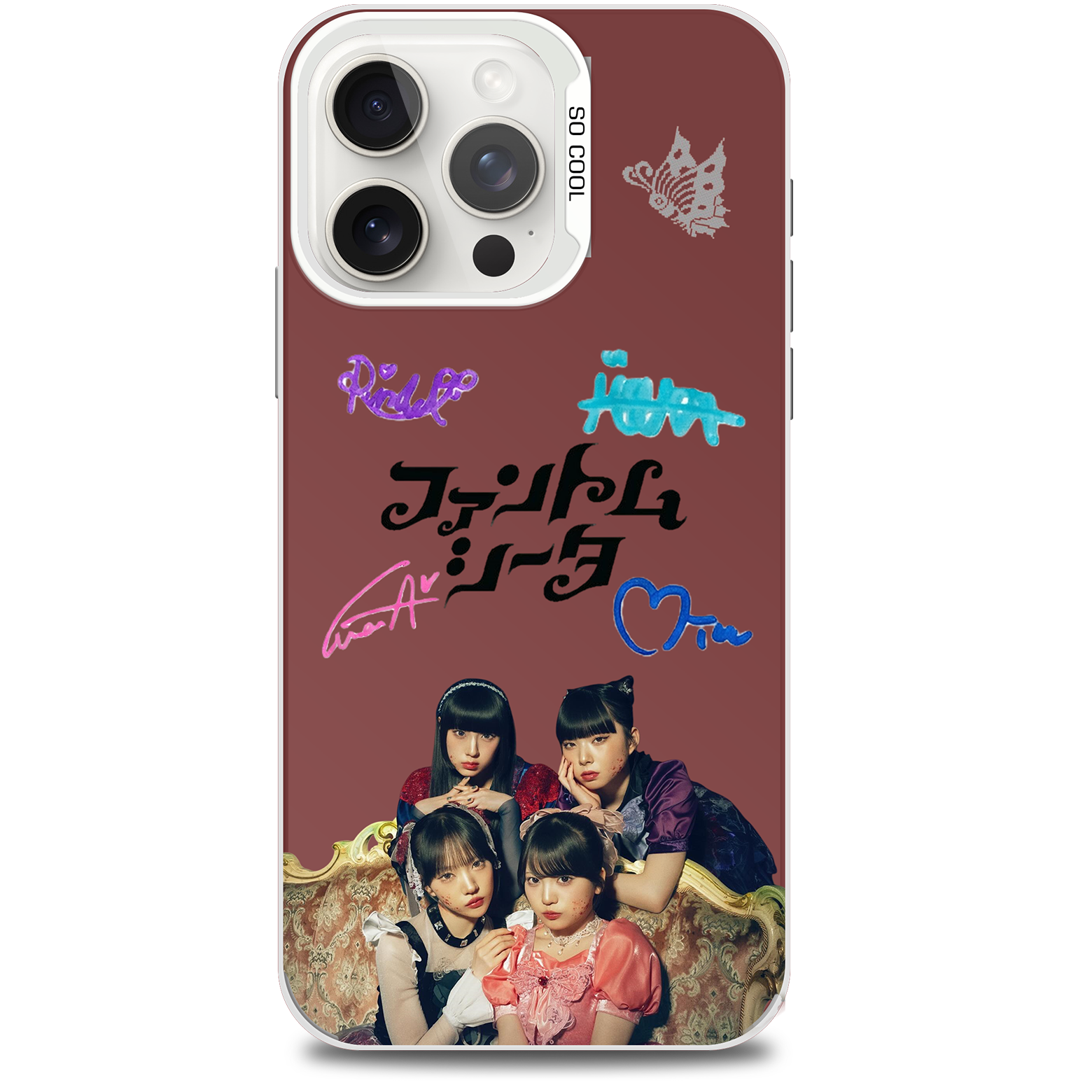 ミラースマホケース-銀【ファントムシータPhantom Siita】