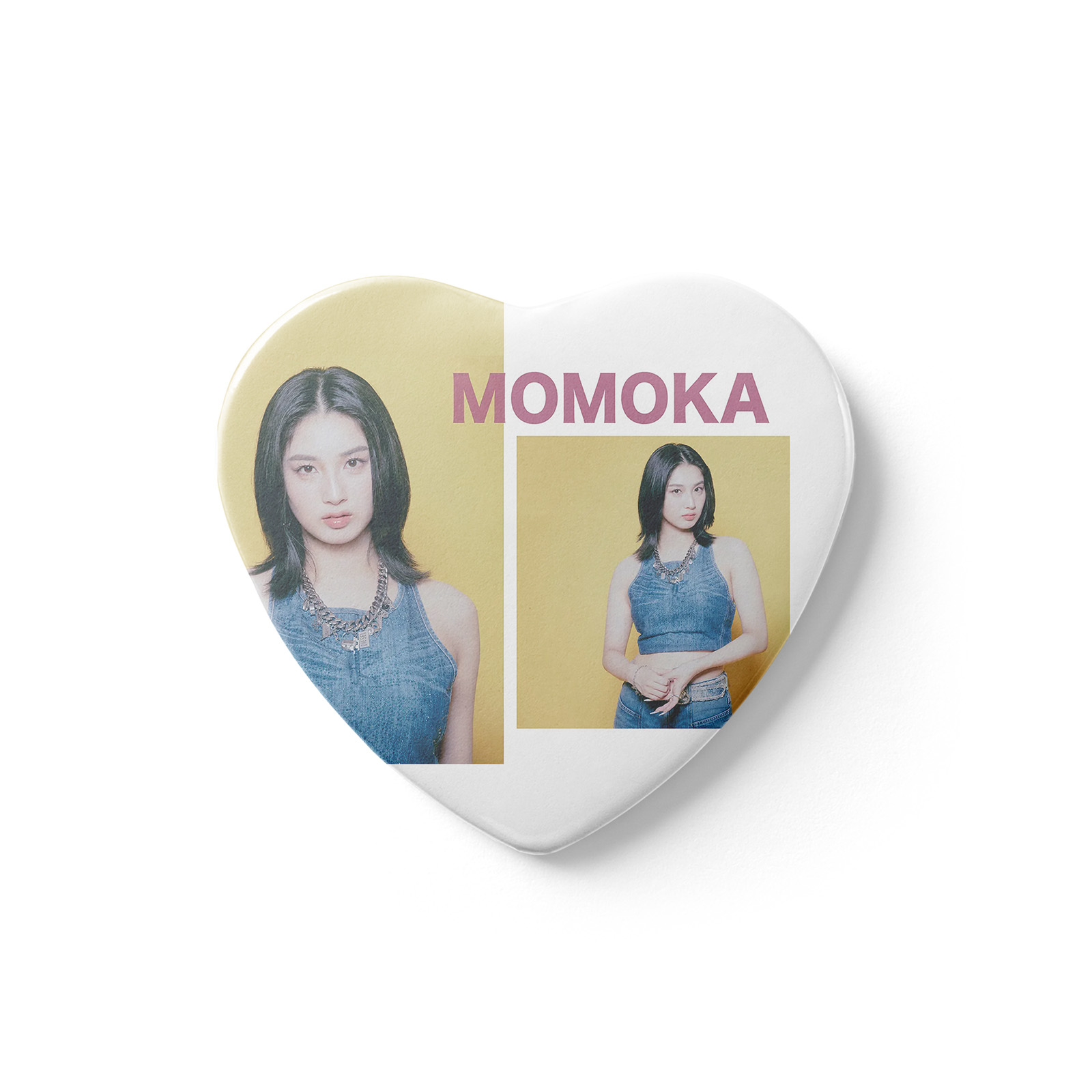 ハート缶バッジ【HANA】7種類