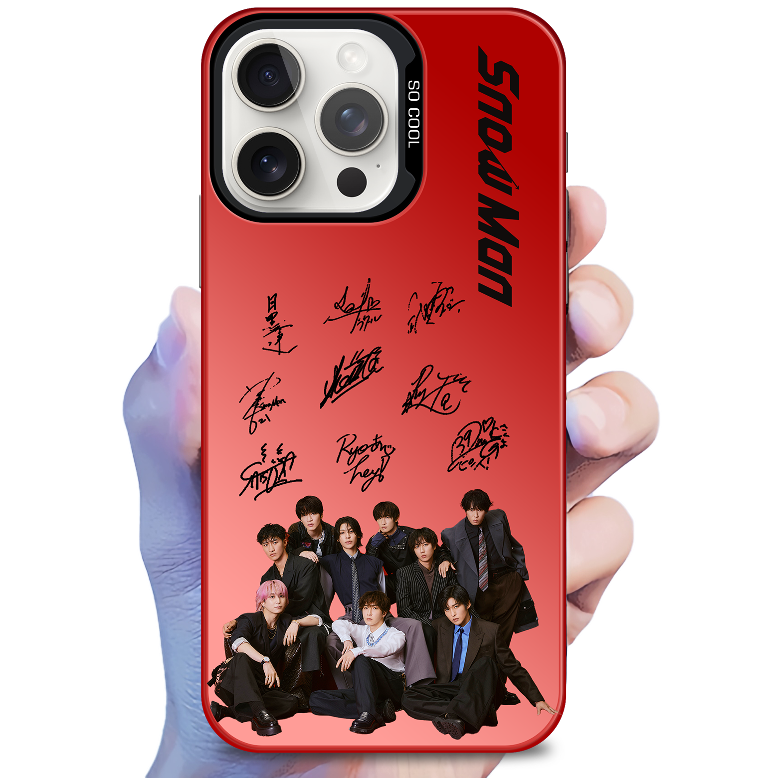 【新品未使用】 キングダム 50巻記念限定ピンズセット スマホケース 受注生産品 レーザーグラデーションスマートフォンケース-銀【SnowMan】-YITOTO