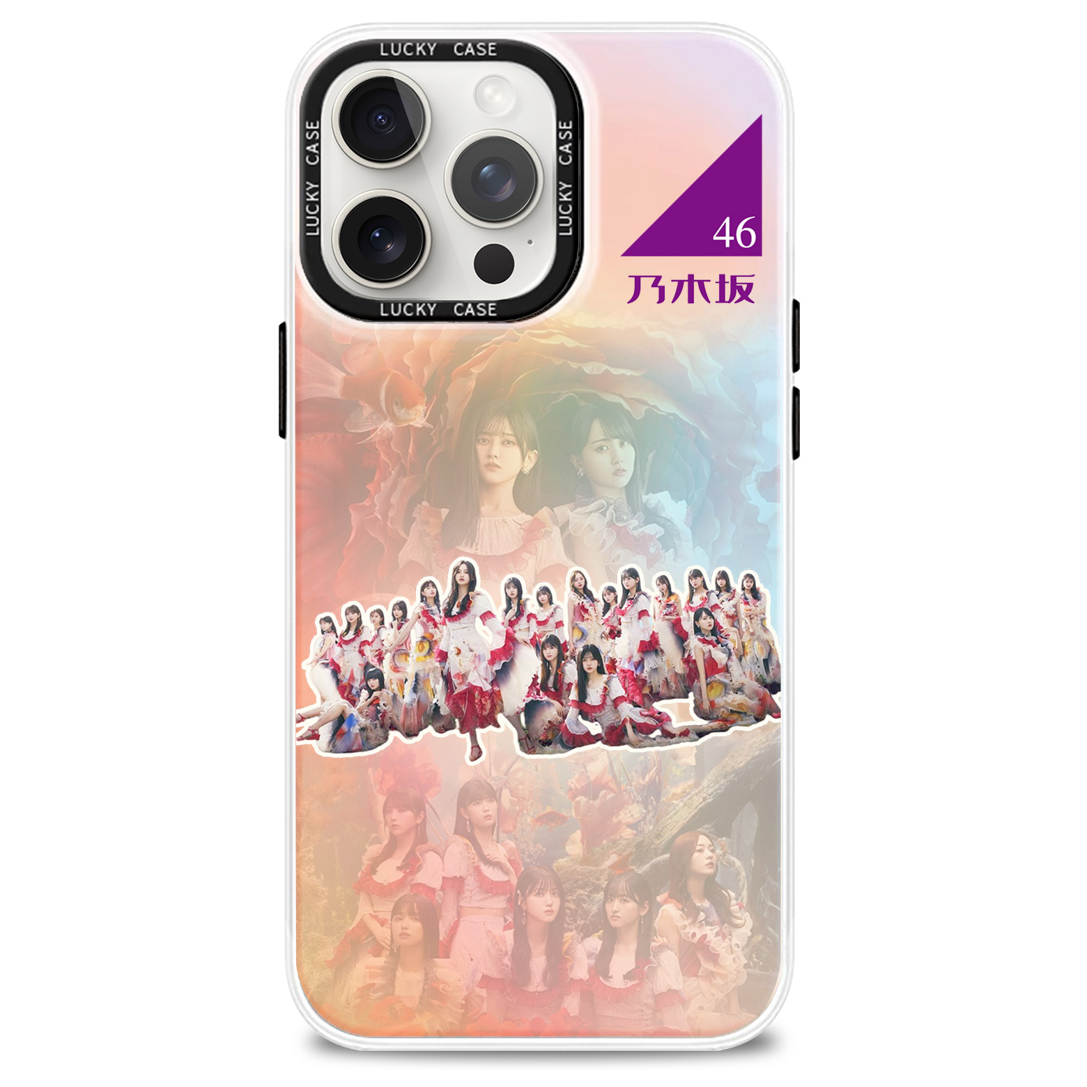 乃木坂46 奥田いろは スマホケース レーザーグラデーションスマートフォンケース【乃木坂46