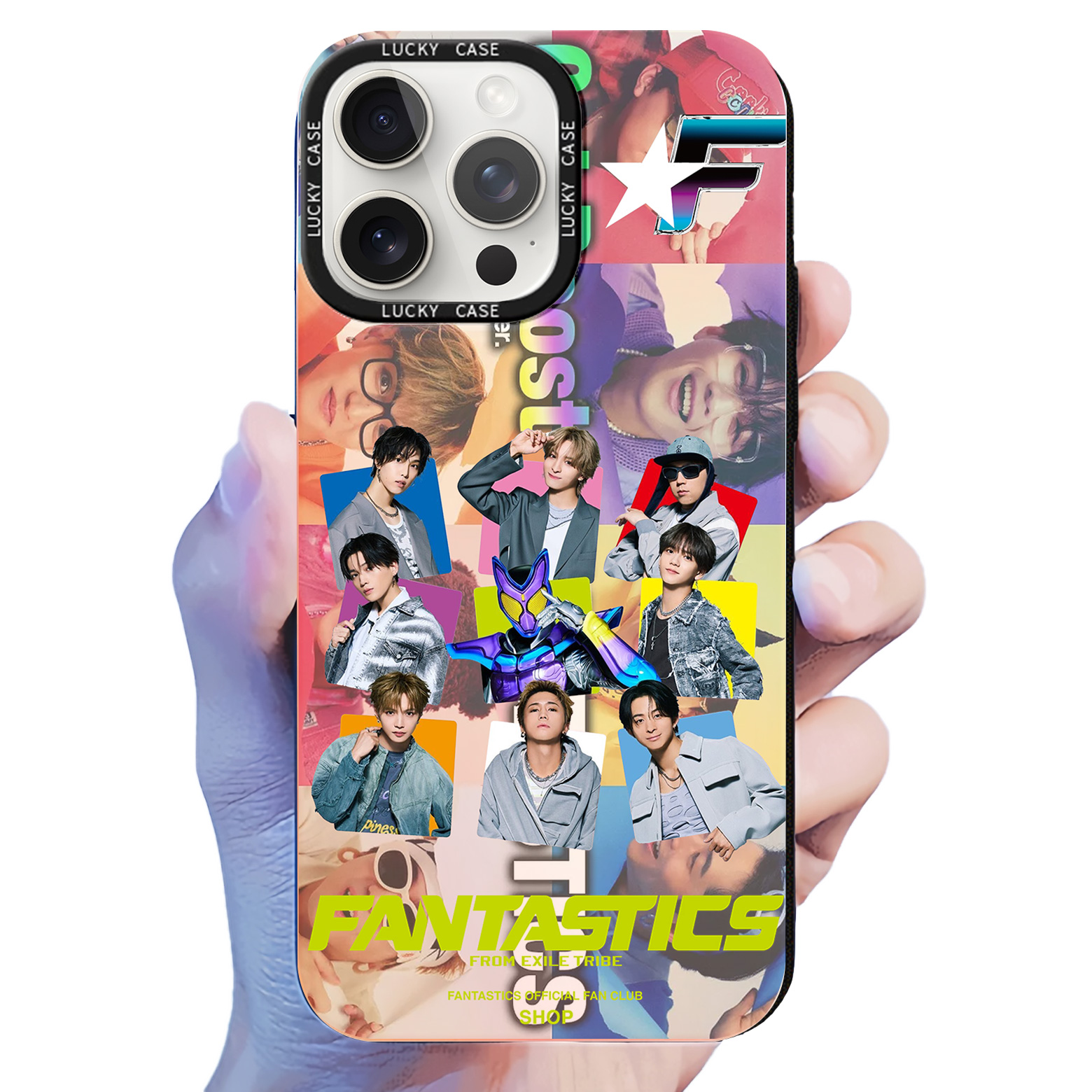 レーザーグラデーションスマートフォンケース【FANTASTICS/Got Boost】