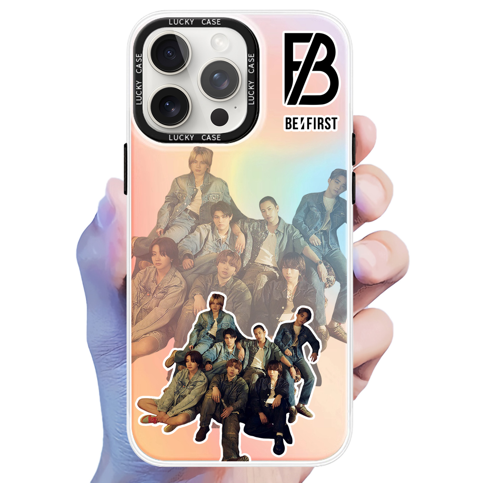 レーザーグラデーションスマートフォンケース【BE-FIRST/2:BE】