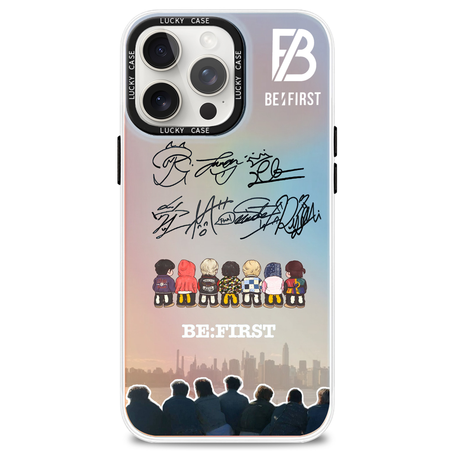 レーザーグラデーションスマートフォンケース【BE:FIRST/Spacecraft】