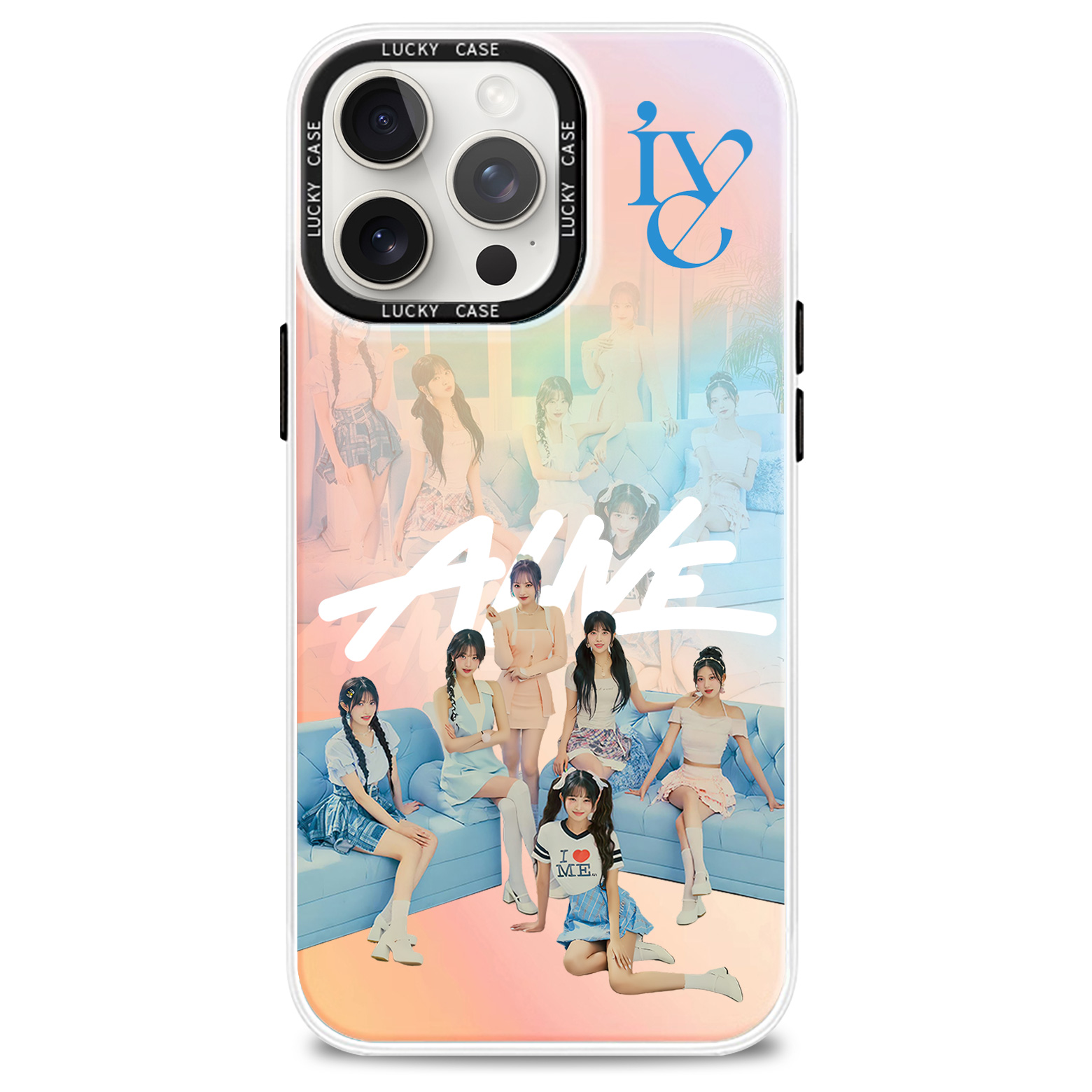 レーザーグラデーションスマートフォンケース【IVE/ALIVE】