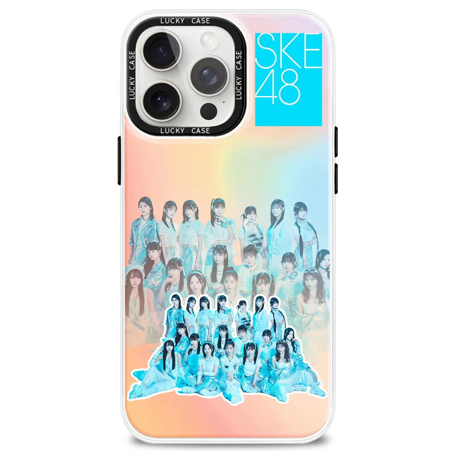 レーザーグラデーションスマートフォンケース【SKE48/告白心拍数】