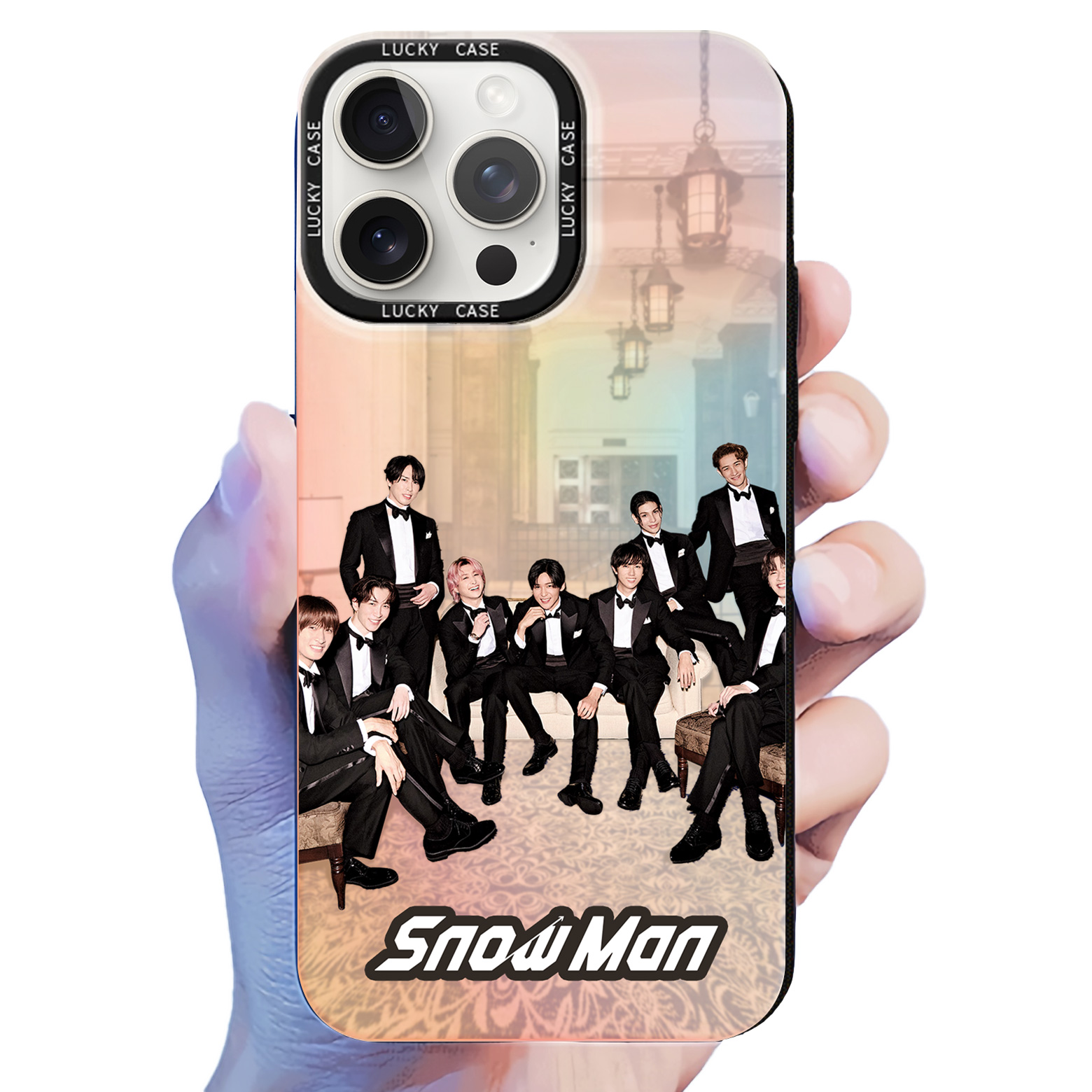 レーザーグラデーションスマートフォンケース【SnowMan/THE BEST 2020-2025】