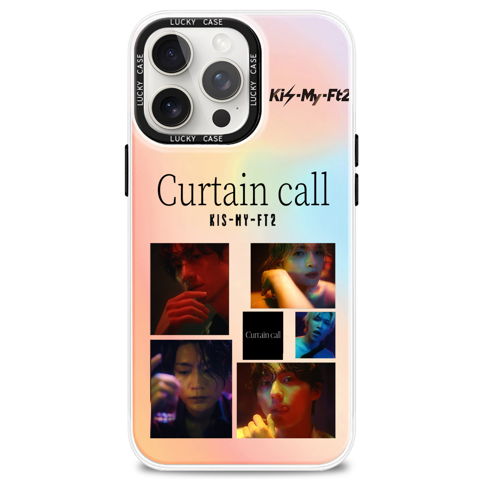 レーザーグラデーションスマートフォンケース【Kis-My-Ft2/Curtain call】