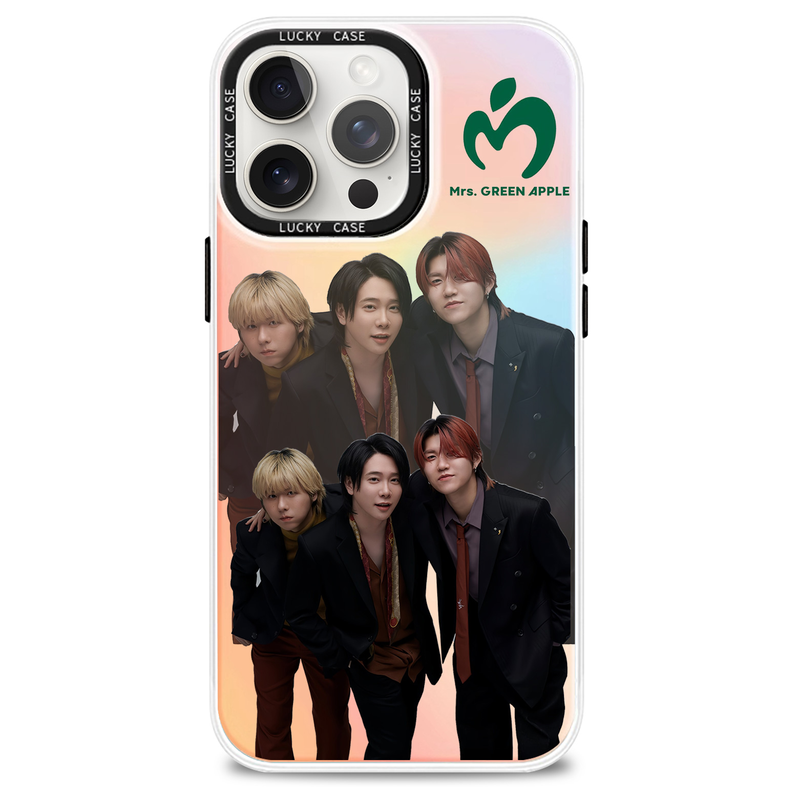 レーザーグラデーションスマートフォンケース【MrsGREENAPPLE】 レーザーグラデーションスマートフォンケース【MrsGREENAPPLE】