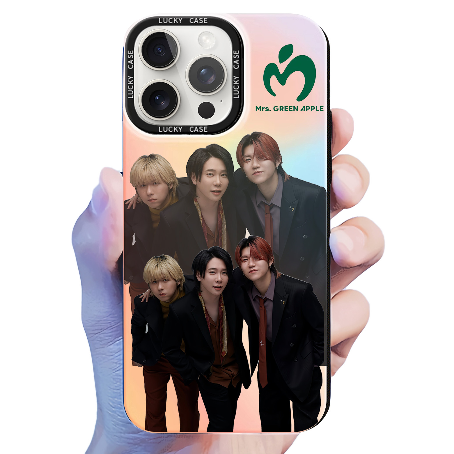 MrsGREENAPPLE グッズ |レーザーグラデーションスマートフォンケース