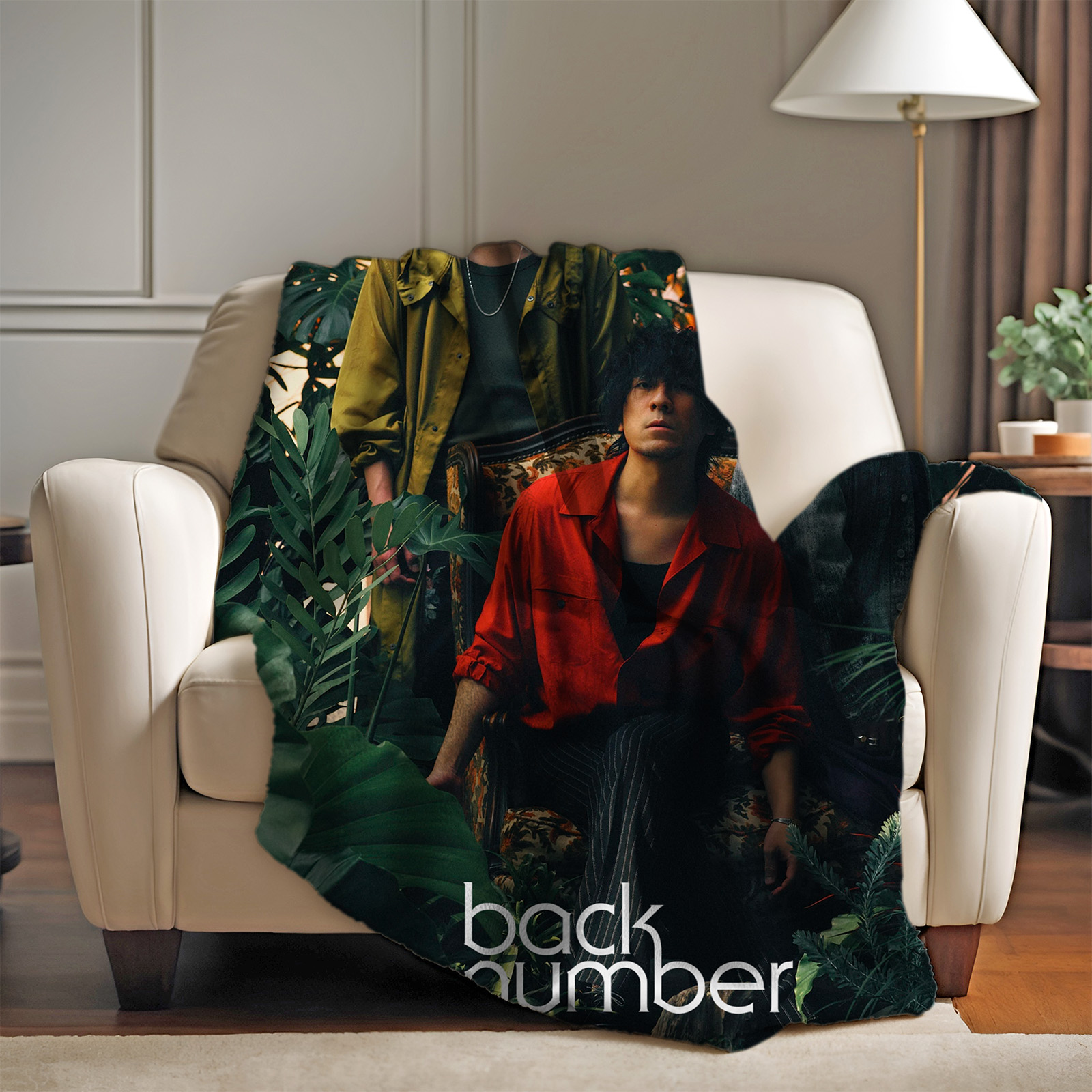 エアコン対策 快適プリントブランケット【back number】-Z