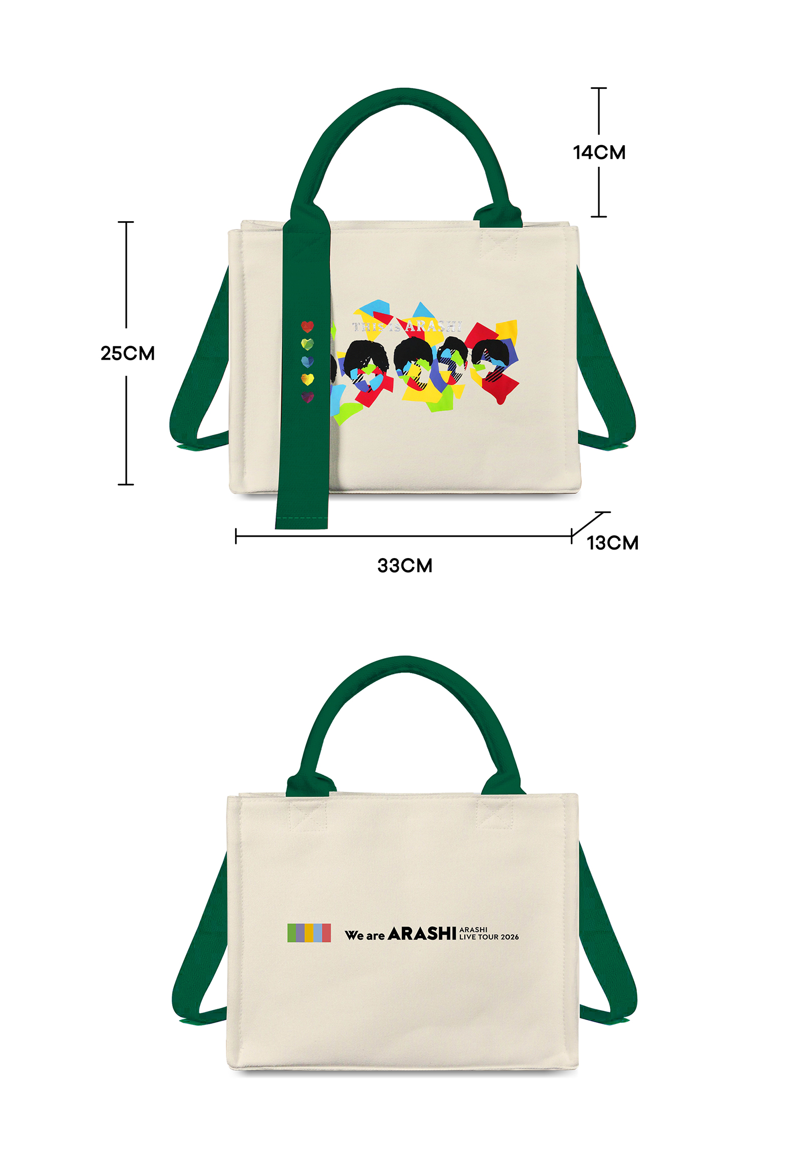 嵐 グッズ | トートバッグキャンバスバッグ【嵐ARASHI】-YITOTO™推し活