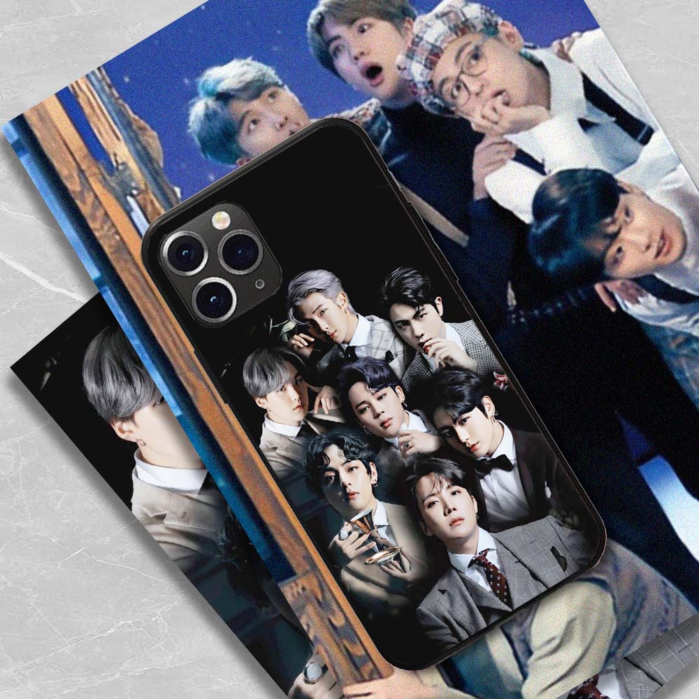発光するスマートフォンケース 【BTS】8種類