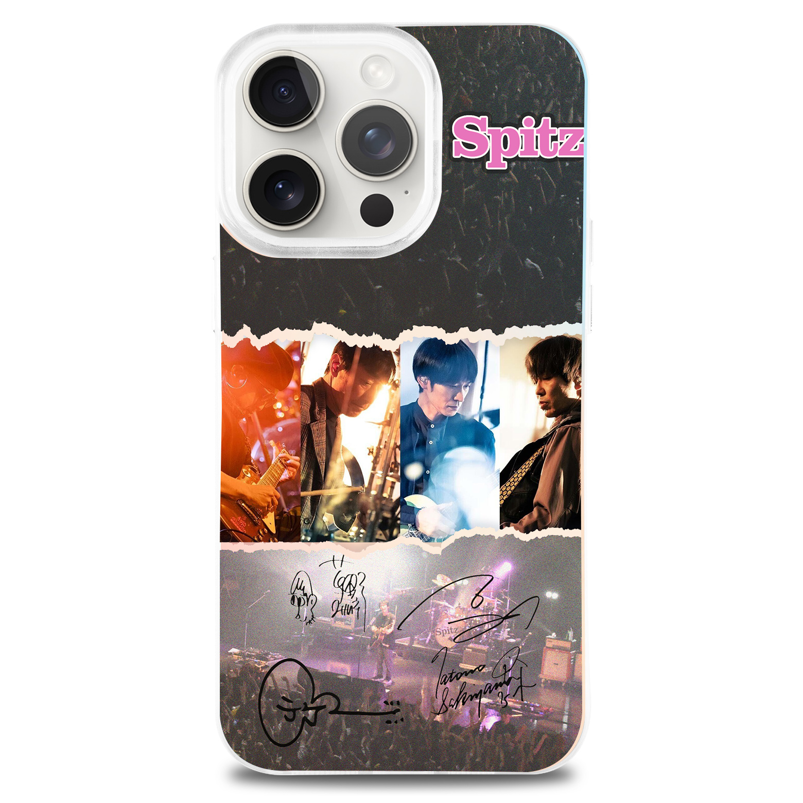 レーザーグラデーションスマートフォンケース【Spitz】