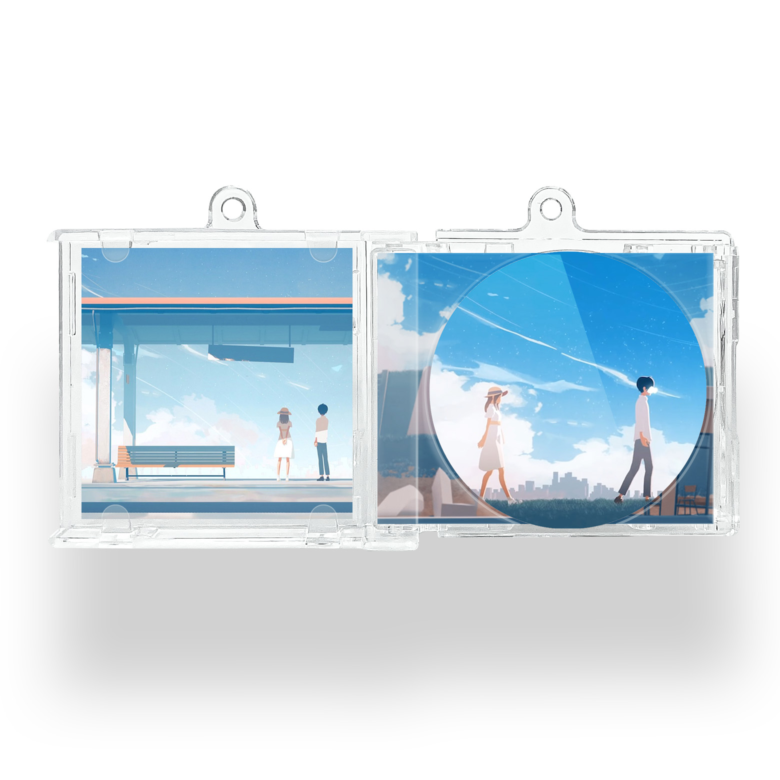 NFCミニCDキーリング【ヨルシカ/だから僕は音楽を辞めた】-YITOTO™推し活がもっと楽しくなる