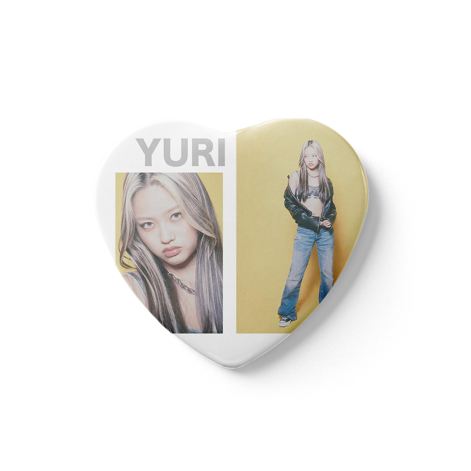 ハート缶バッジ【HANA】7種類