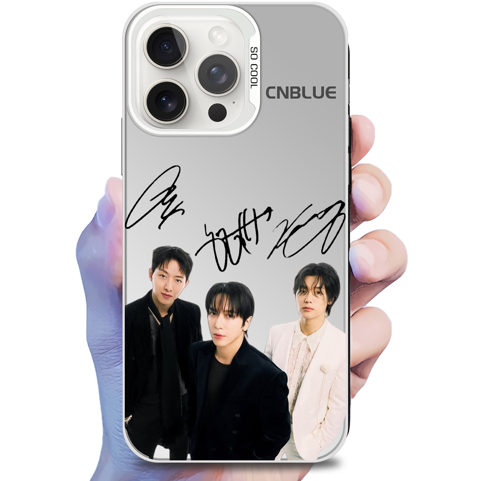 ミラースマホケース-銀【CNBLUE/心盗夜】