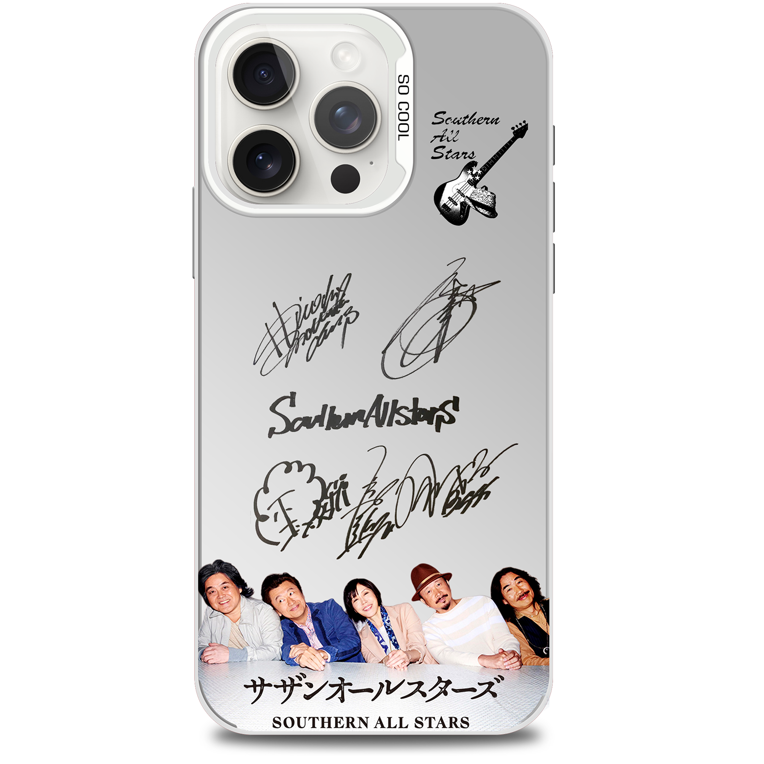 ミラースマホケース-銀【サザンオールスターズ】