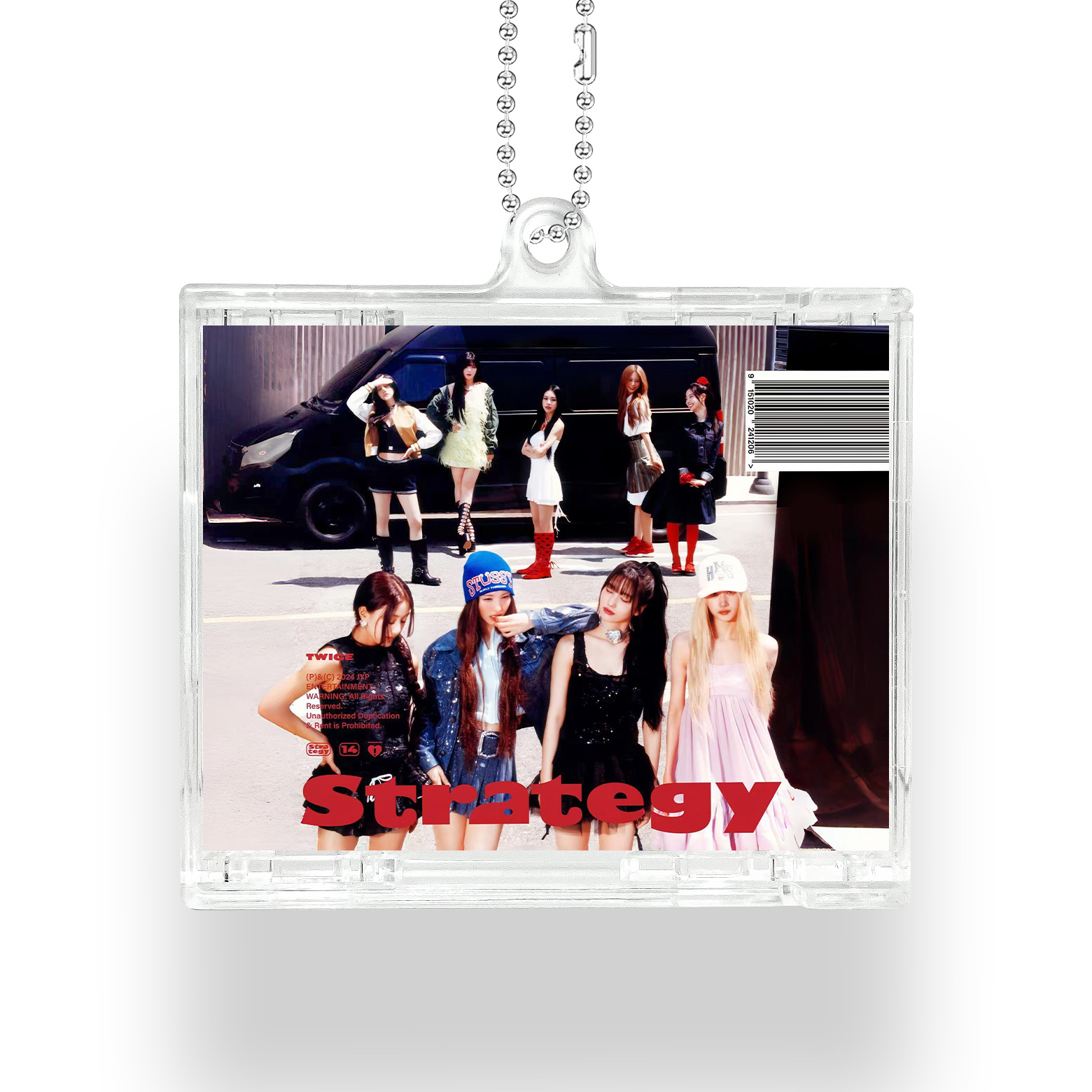 NFCミニCDキーリング【TWICE/STRATEGY】