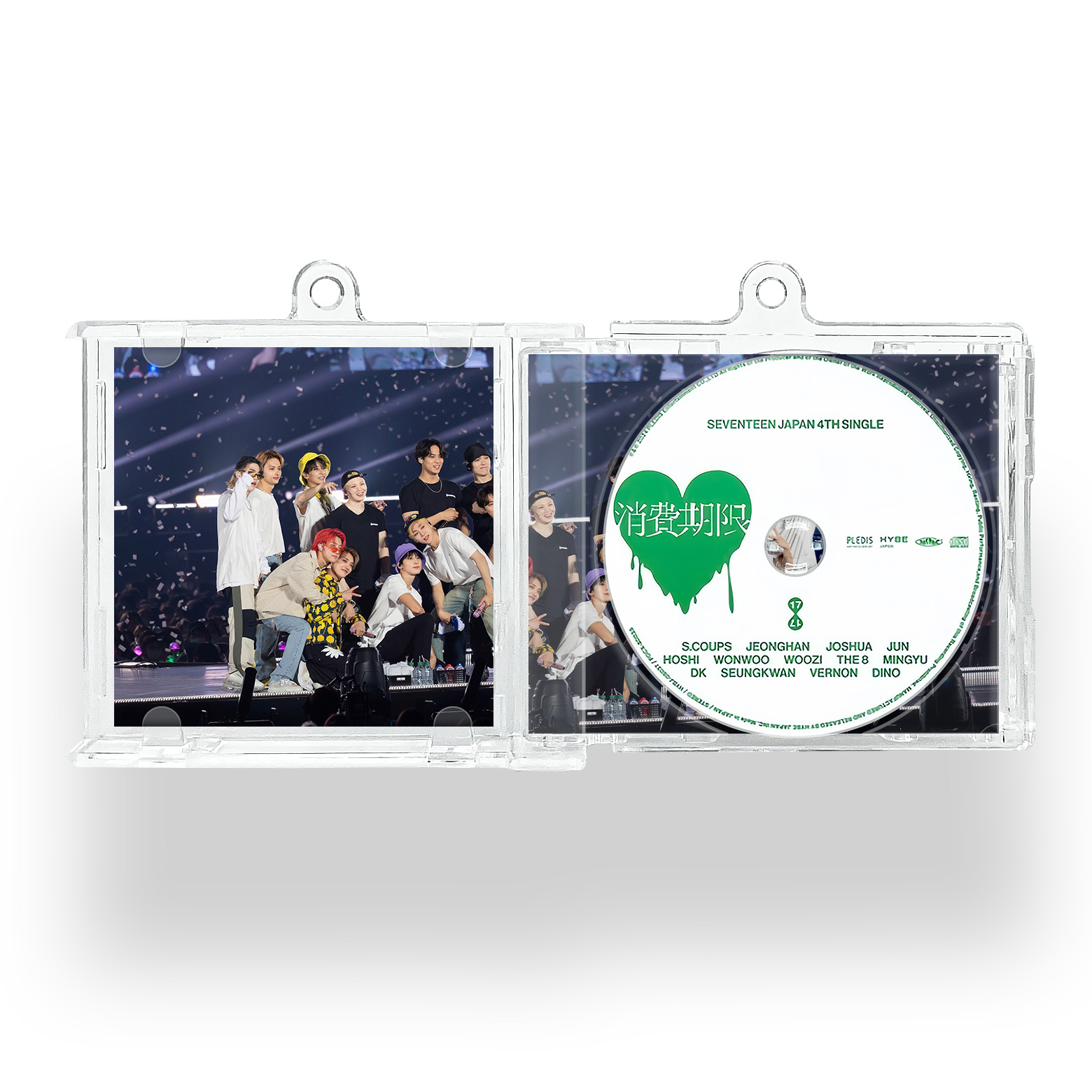 NFCミニCDキーリング【SEVENTEEN/消費期限】