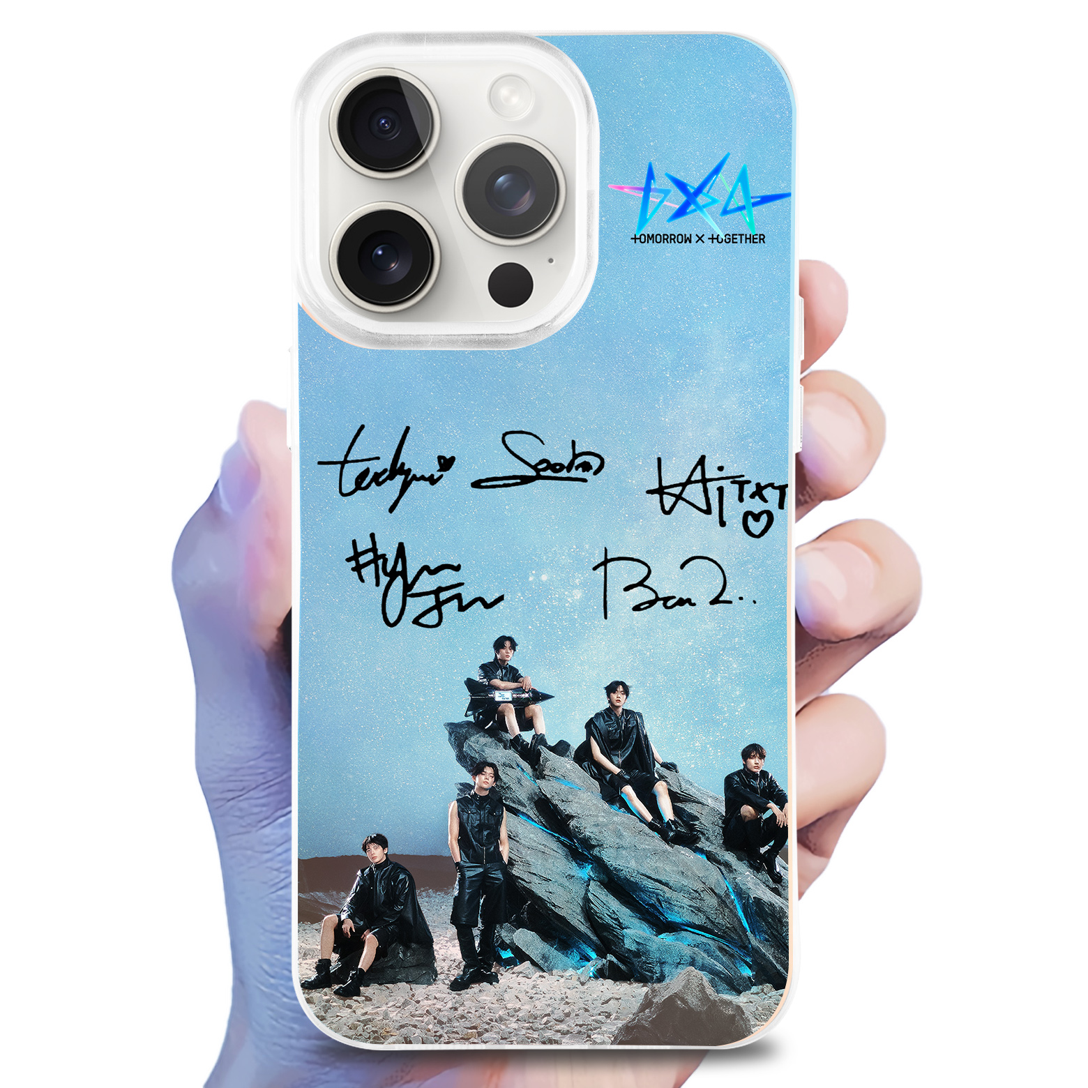 レーザーグラデーションスマートフォンケース【TXT/The Star Chapter: TOGETHER】