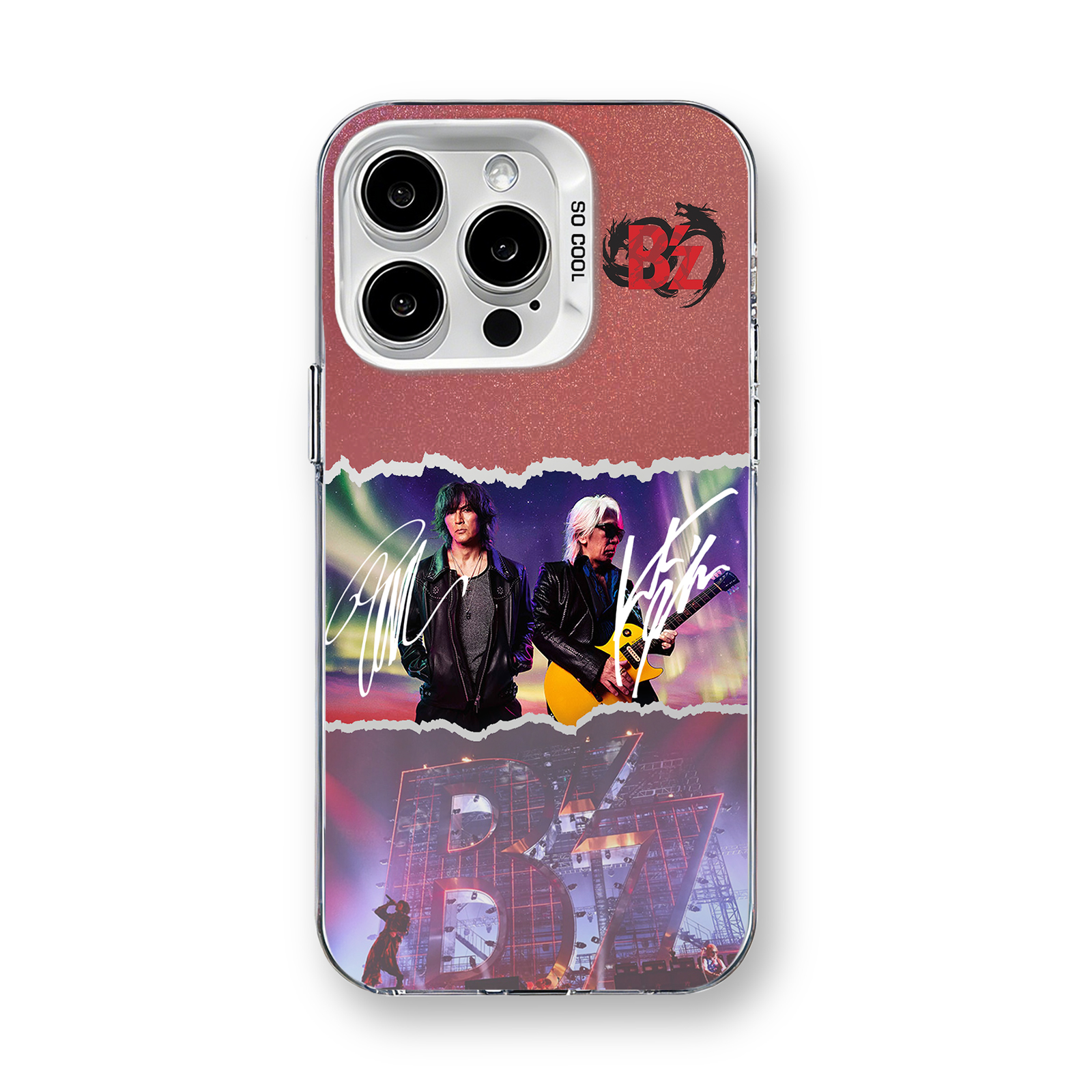 ミラースマホケース-銀【B'Z/FYOP】-B