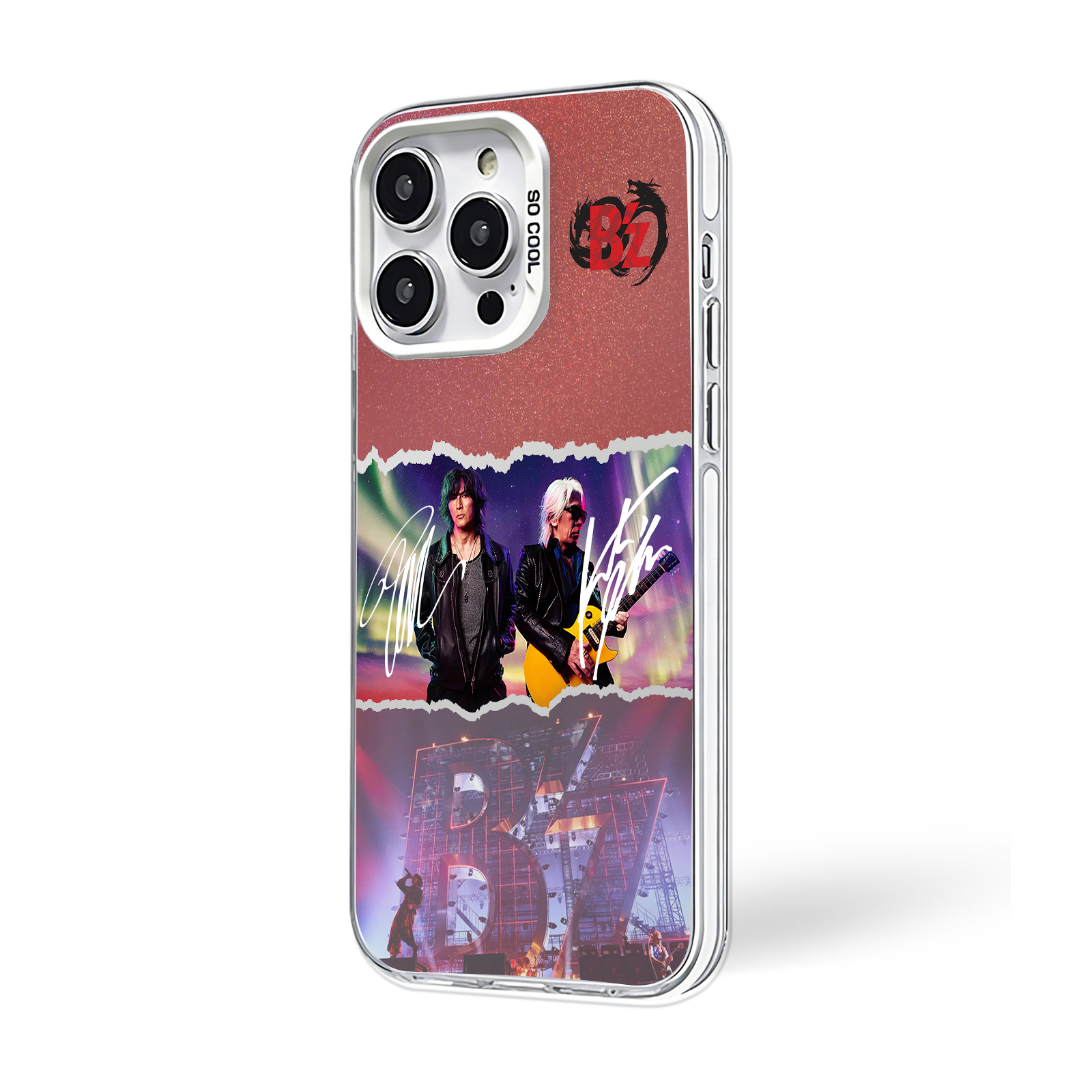 ミラースマホケース-銀【B'Z/FYOP】-B