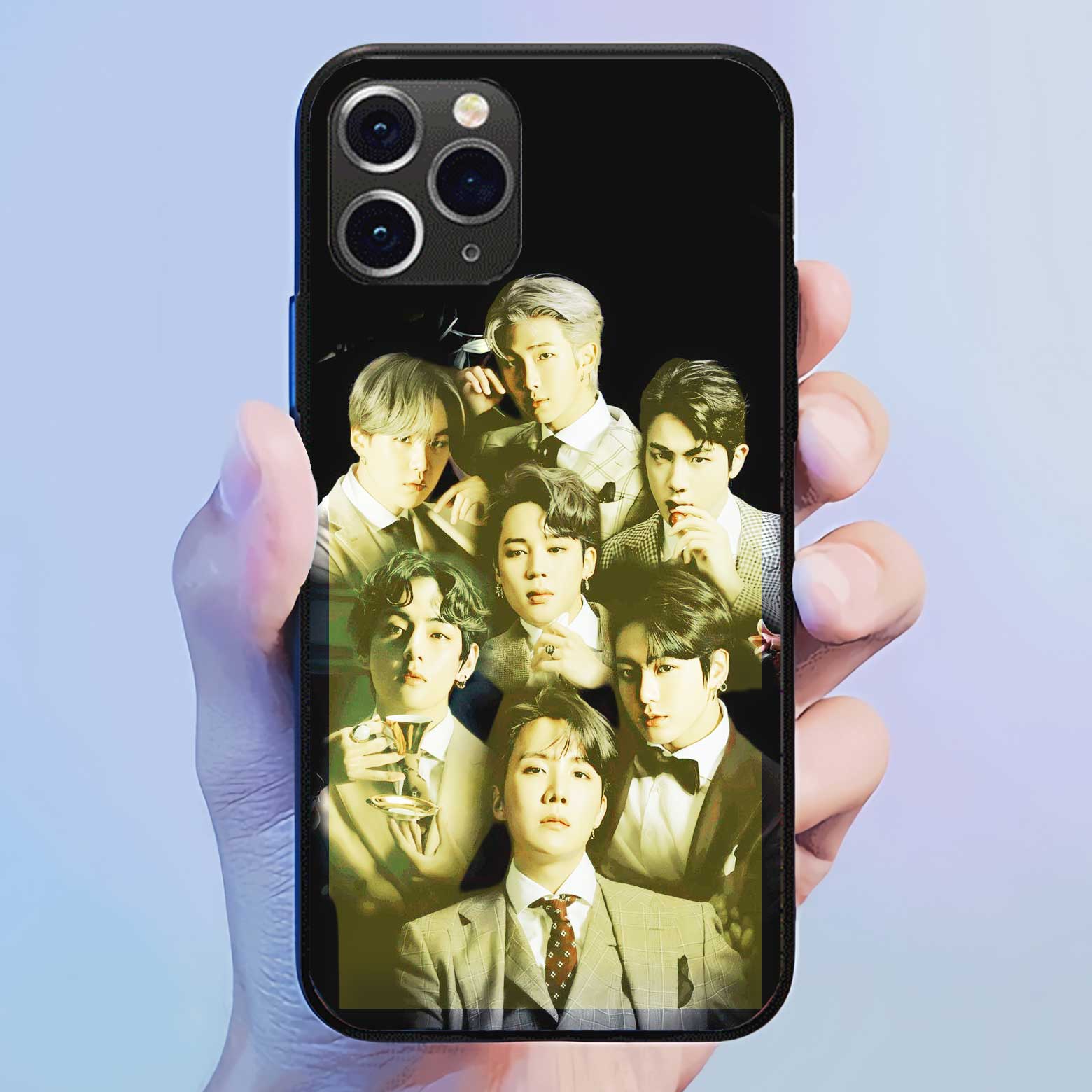 発光するスマートフォンケース 【BTS】8種類