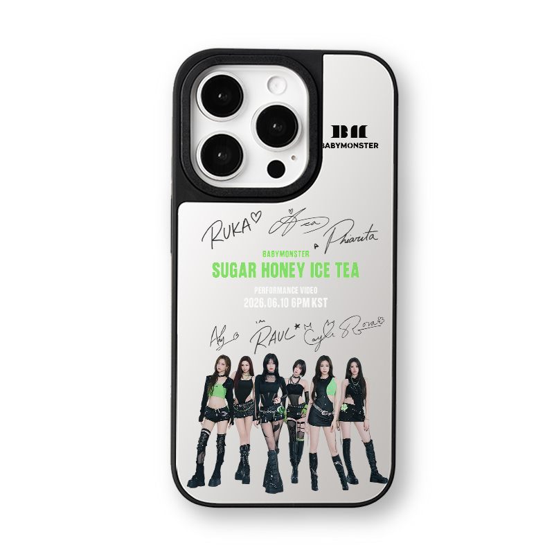 マットバンパー×ミラー スマホケース【BABYMONSTER/SUGAR HONEY ICE TEA】