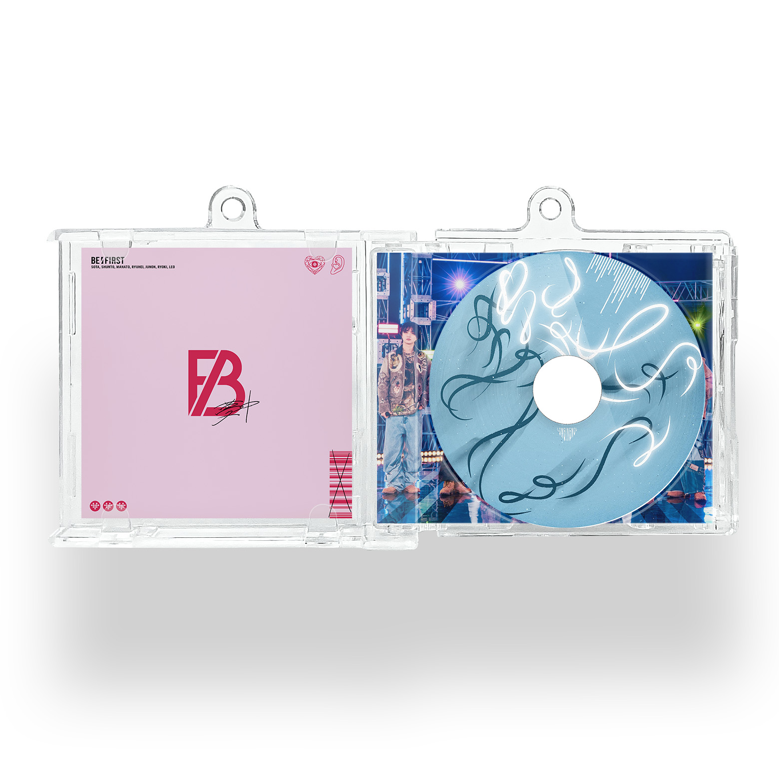 NFCミニCDキーリング【BE:FIRST/夢中】-YITOTO™推し活がもっと楽しくなる