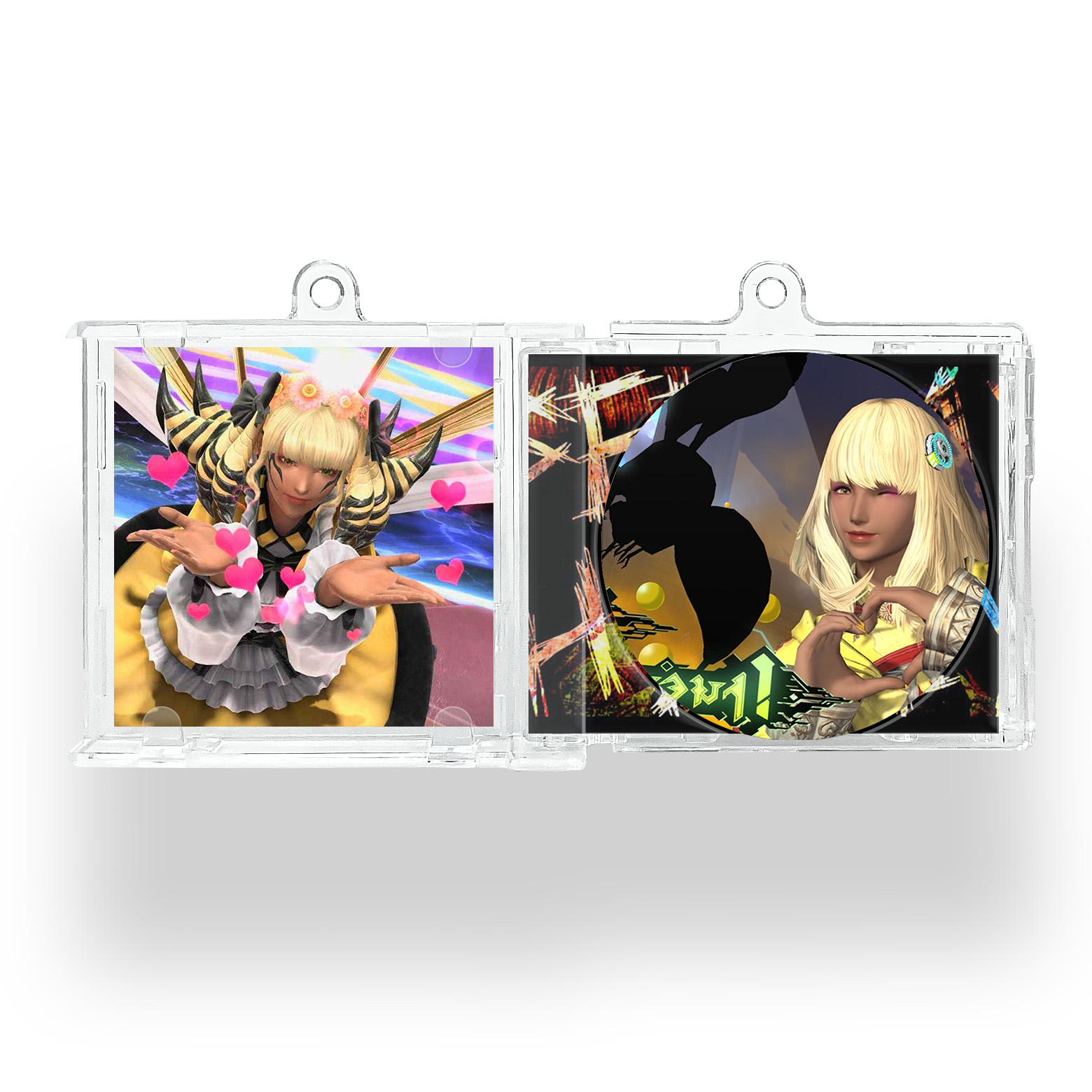 NFCミニCDキーリング【FF14/BEEMYHONEY】-YITOTO™推し活がもっと楽しくなる