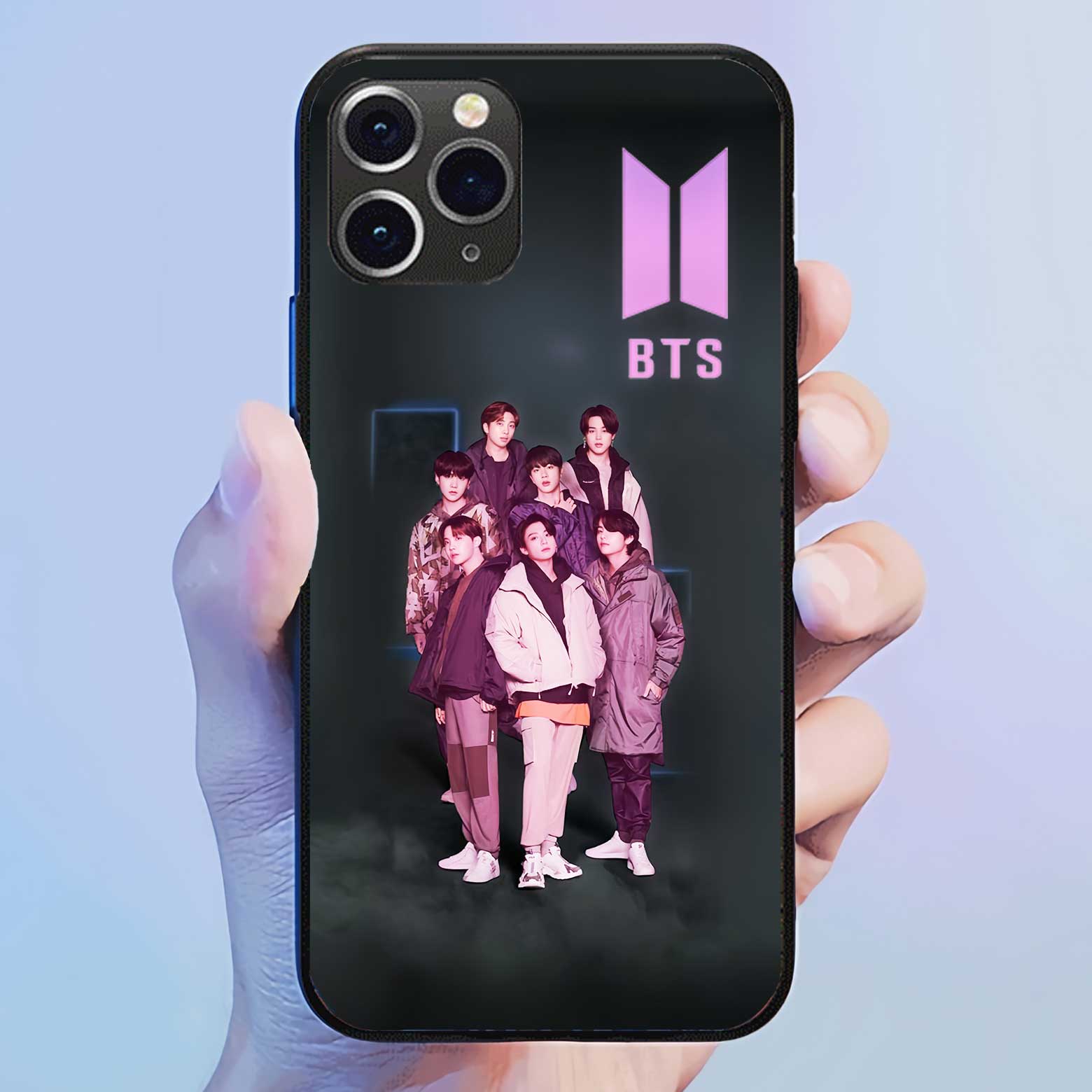 発光するスマートフォンケース 【BTS】8種類