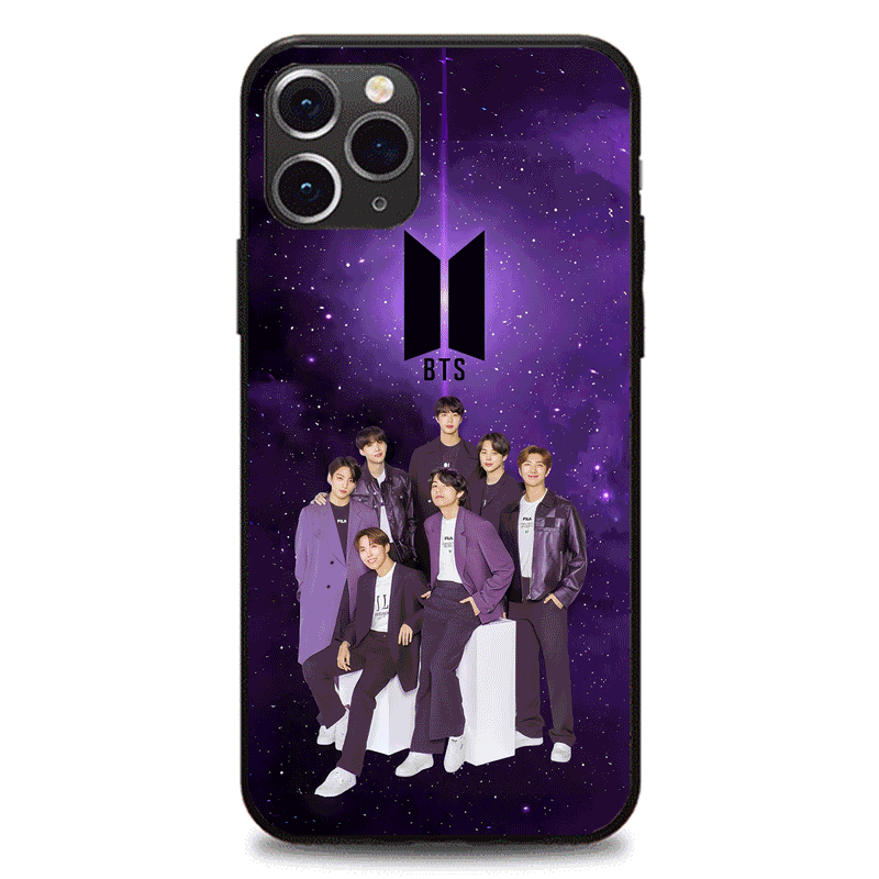 発光するスマートフォンケース 【BTS】4種類