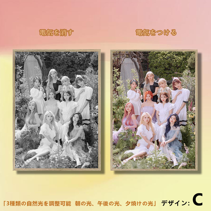 夕暮れの光と影の絵【TWICE】4種類