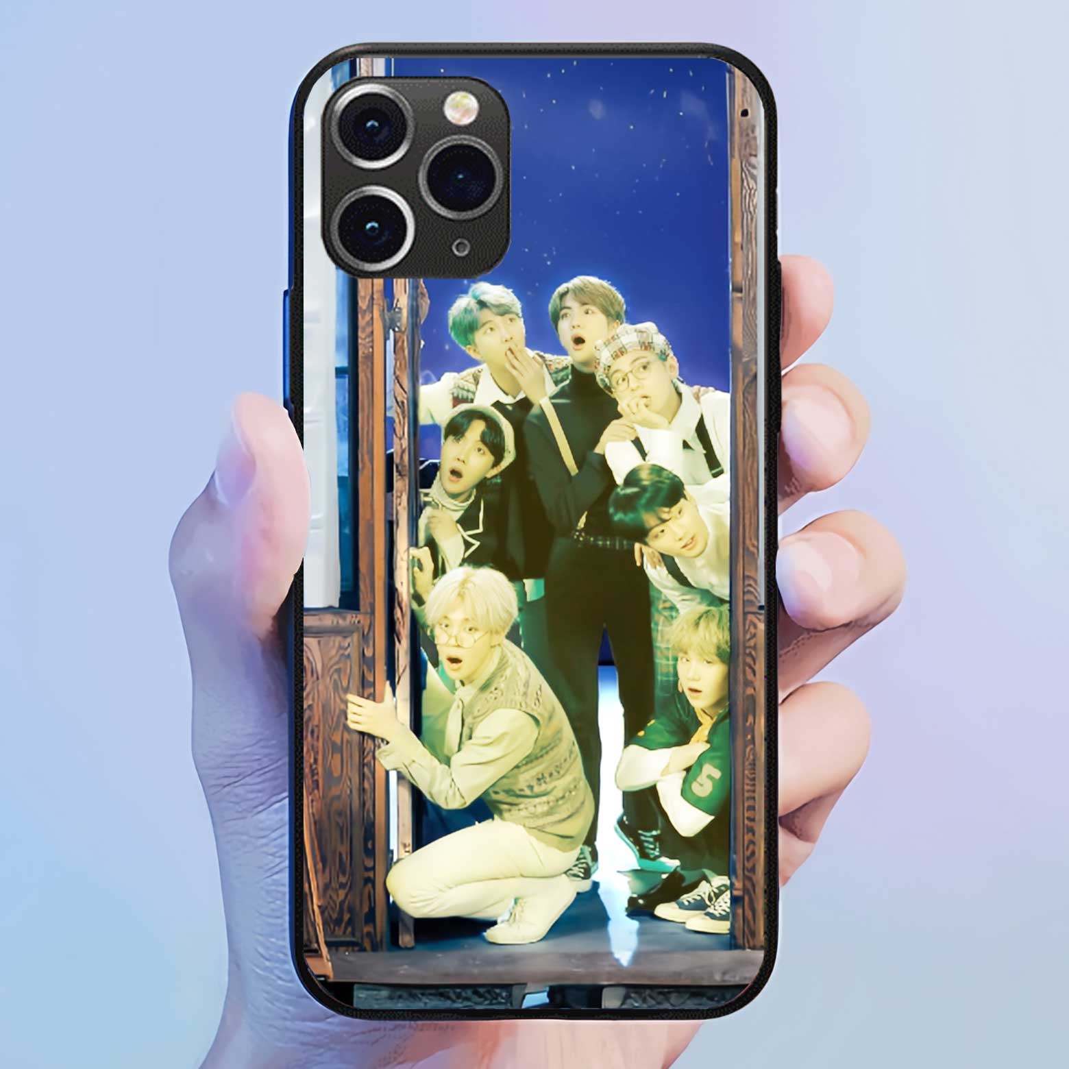 発光するスマートフォンケース 【BTS】8種類
