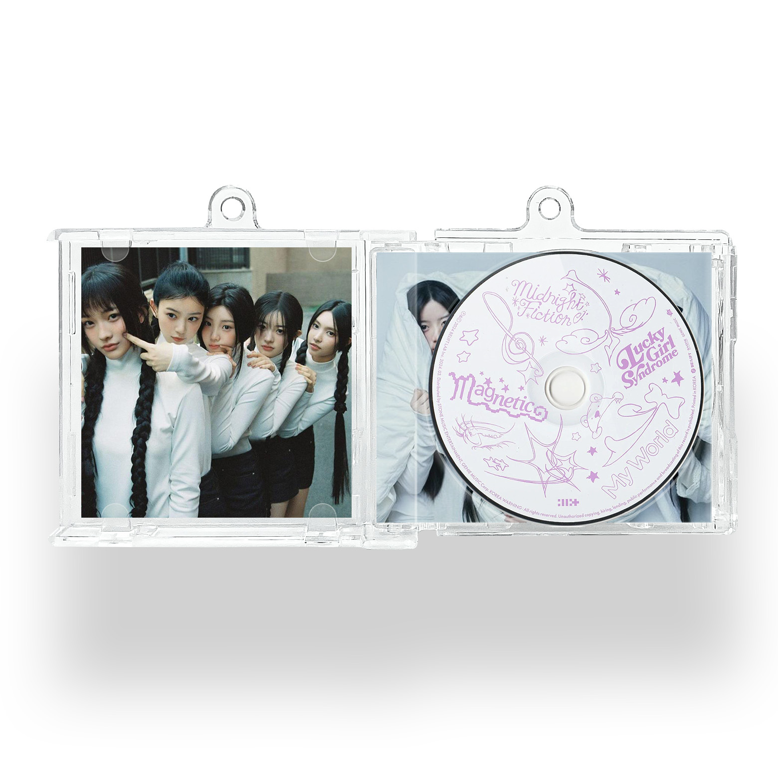 NFCミニCDキーリング【ILLIT/Magnetic】-YITOTO™推し活がもっと楽しくなる