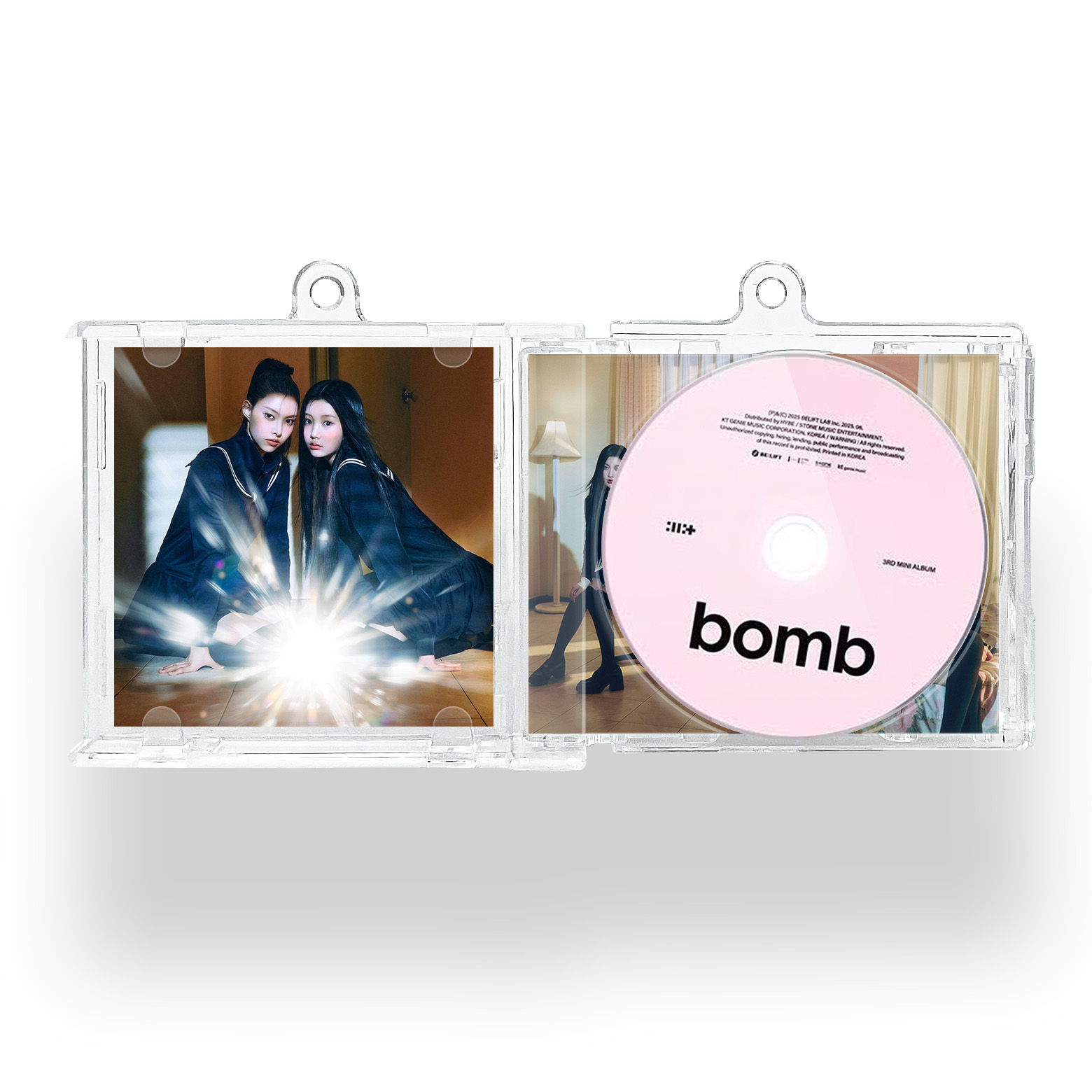 NFCミニCDキーリング【ILLIT/bomb】-YITOTO™推し活がもっと楽しくなる