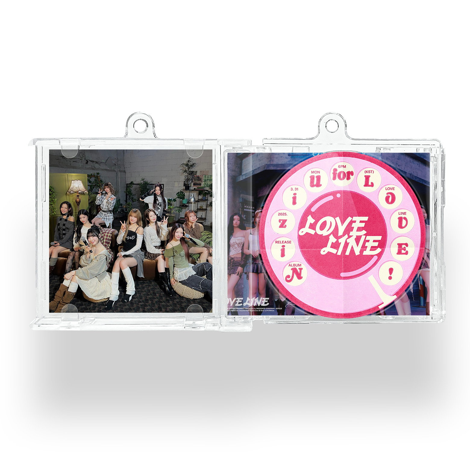 NFCミニCDキーリング【NiziU/LOVE LINE】-YITOTO™推し活がもっと楽しく