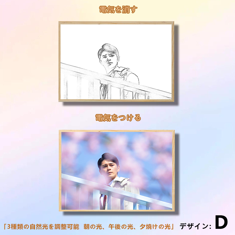 夕暮れの光と影の絵【366日】4種類