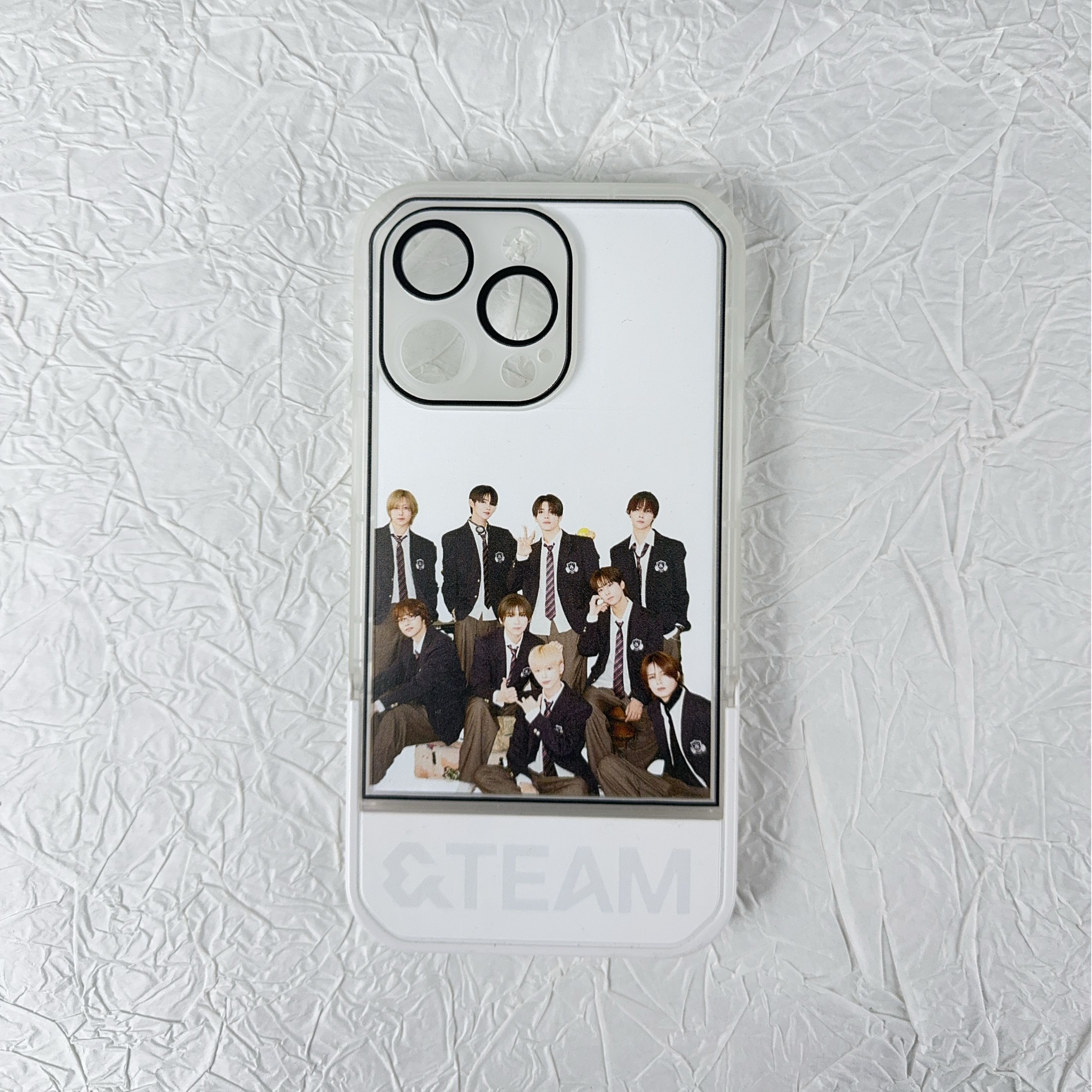 フェザーテクスチャーレーザーグラデーションスマートフォンケース【Aぇ!group/Gotta Be】