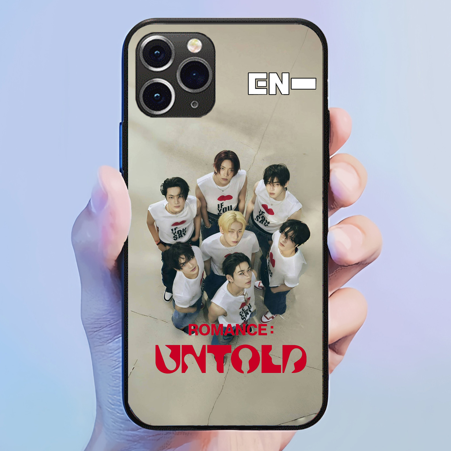 発光するスマートフォンケース 【ENHYPEN/ROMANCE UNTOLD】