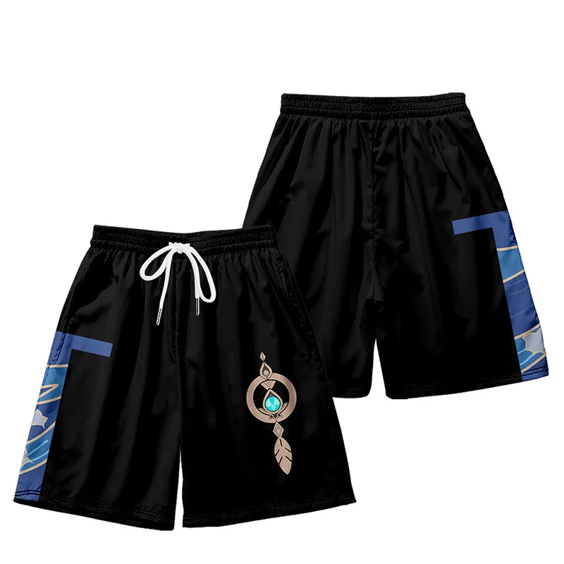 原神放浪者のプリントシャツ＆ショートパンツ