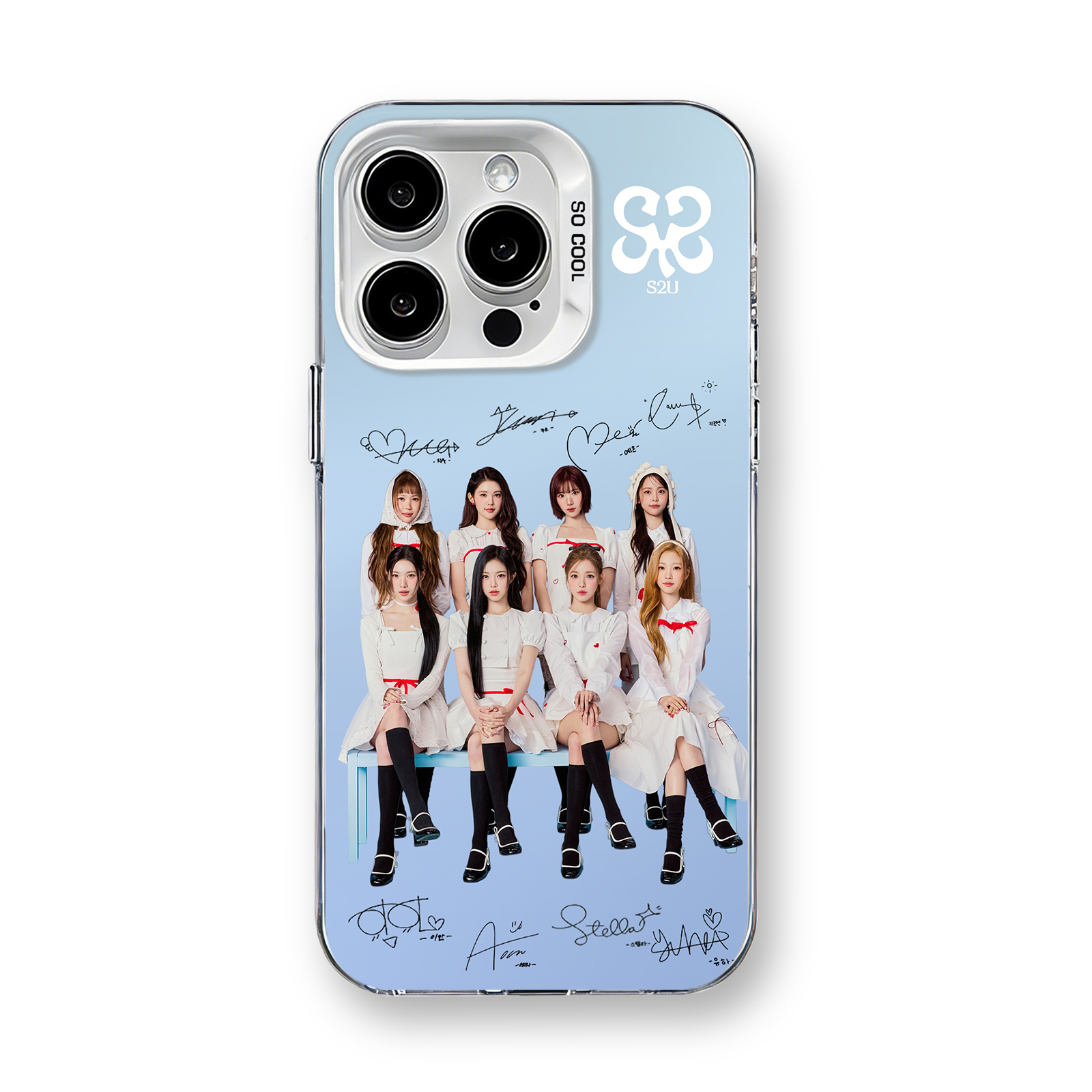 ミラースマホケース-銀【Hearts2Hearts/RUDE!】-B