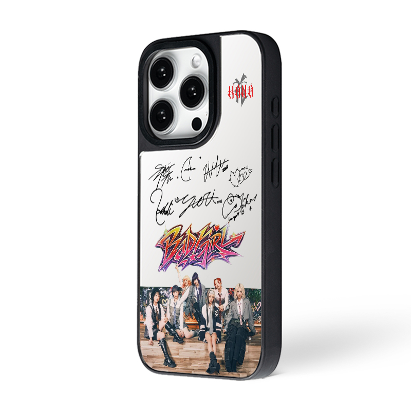 マットバンパー×ミラー スマホケース【HANA/BAD GIRL】