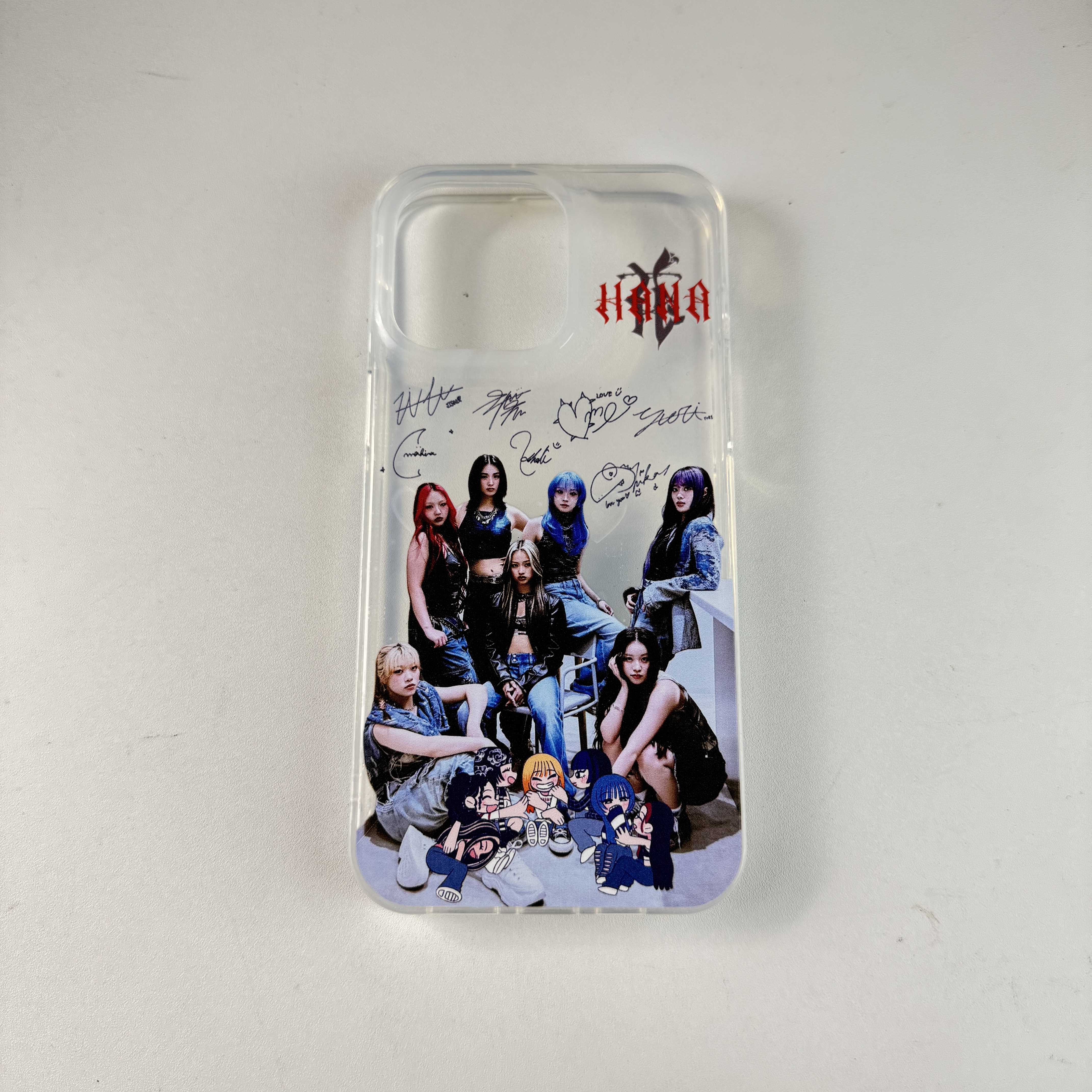 ハートレーザーグラデーションスマートフォンケース【HANA】