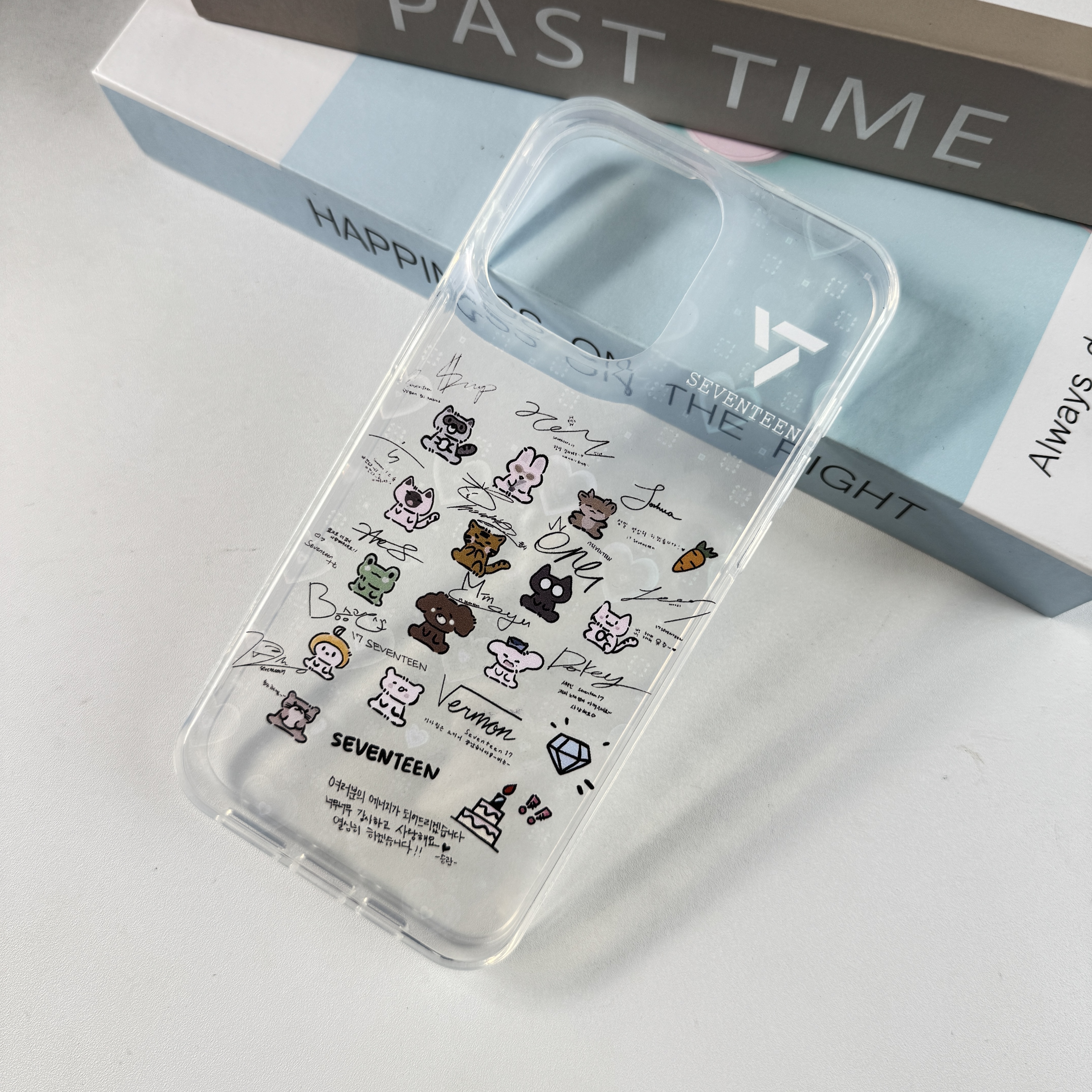 ハートレーザーグラデーションスマートフォンケース【SEVENTEEN】