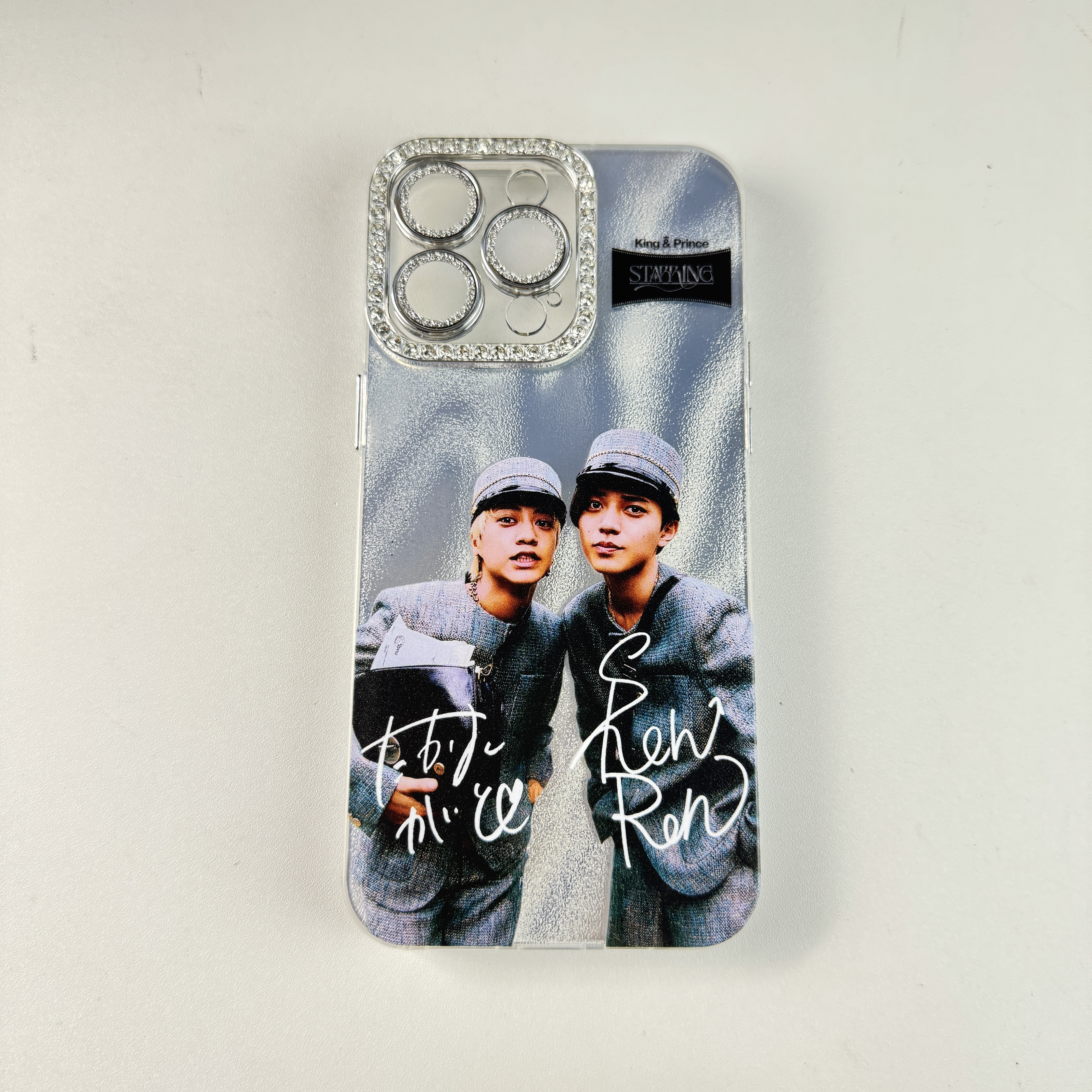 ダイヤモンドレーザーグラデーションスマートフォンケース【King & Prince/STARRING】