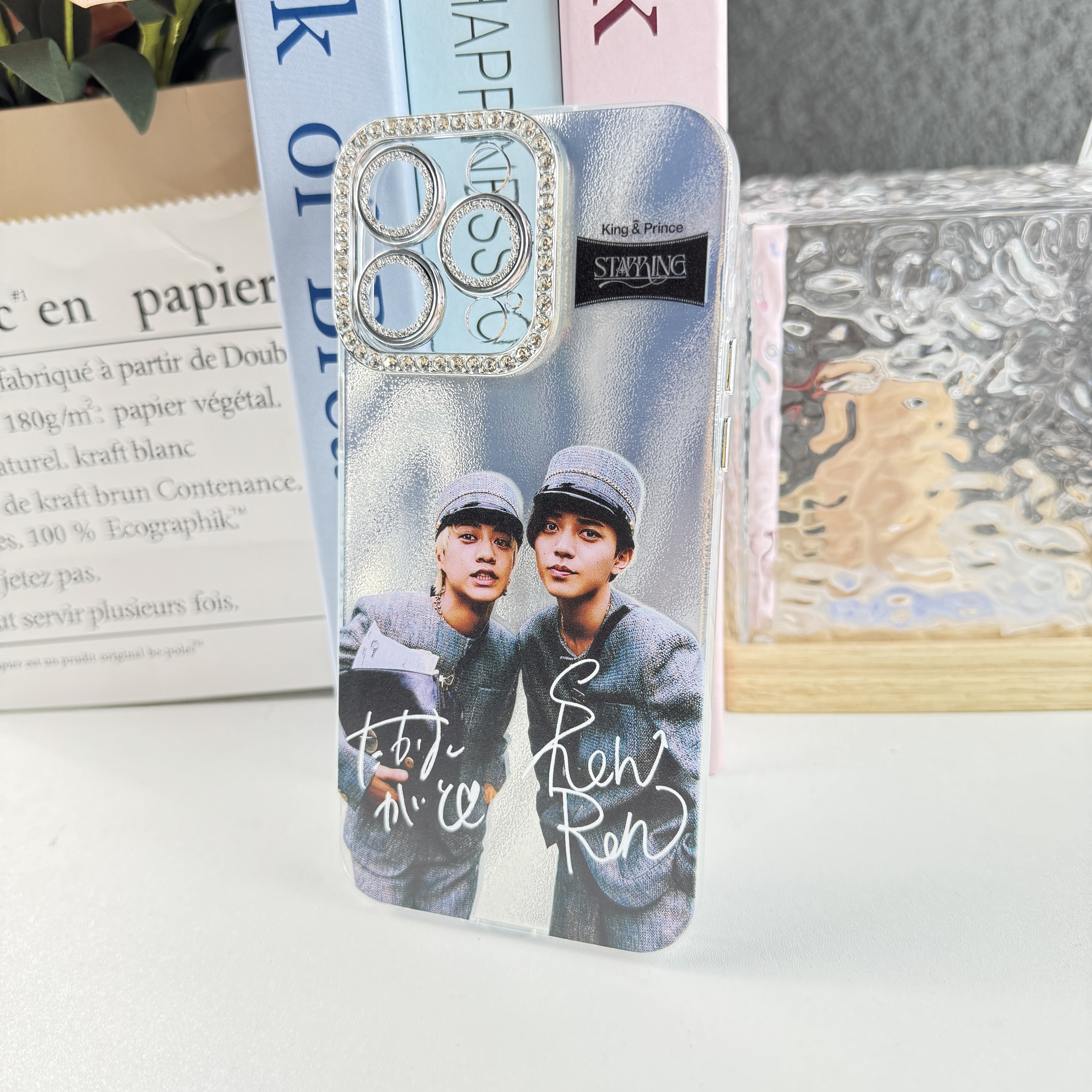 ダイヤモンドレーザーグラデーションスマートフォンケース【King & Prince/STARRING】