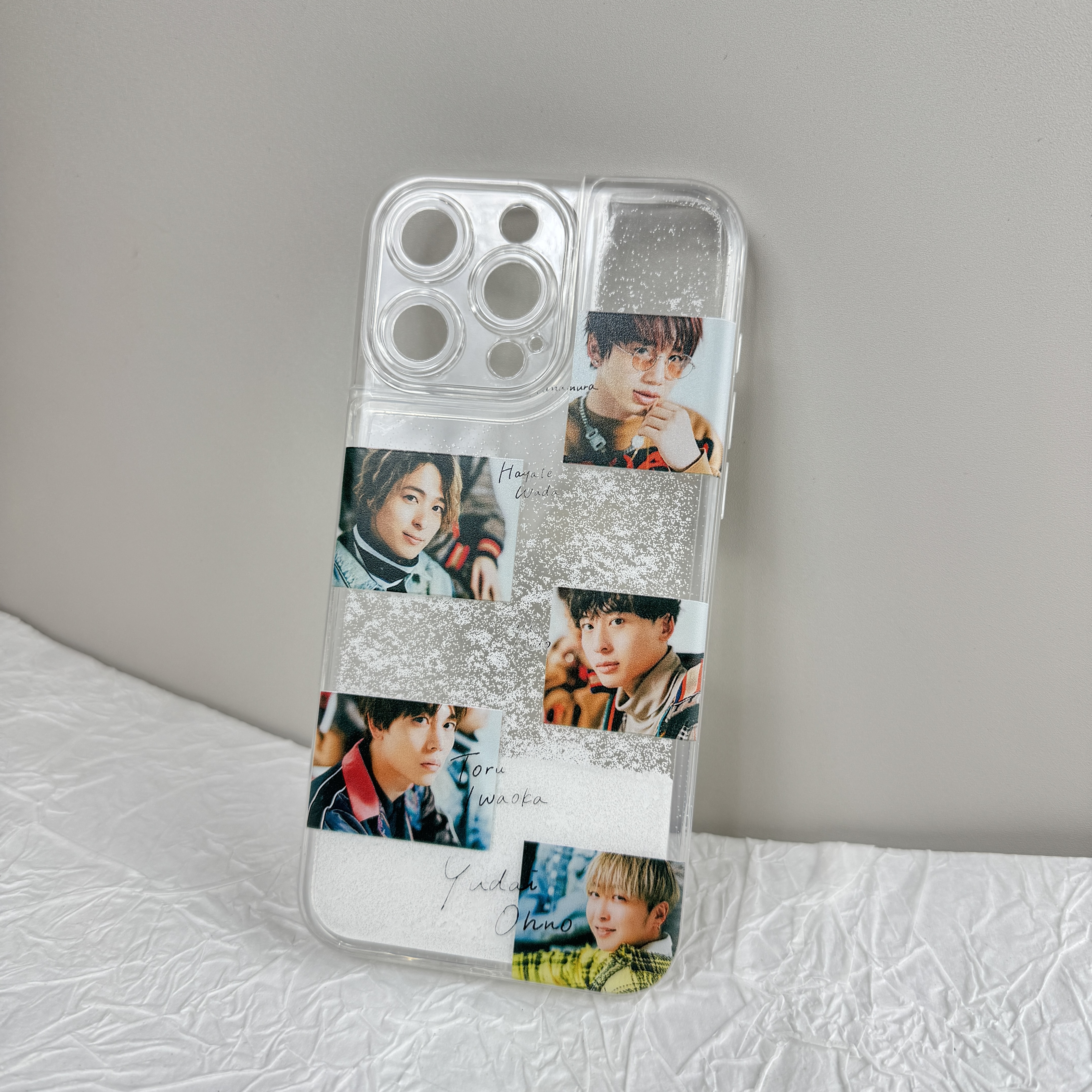 キラキラ流砂スマホケース【Da-iCE】