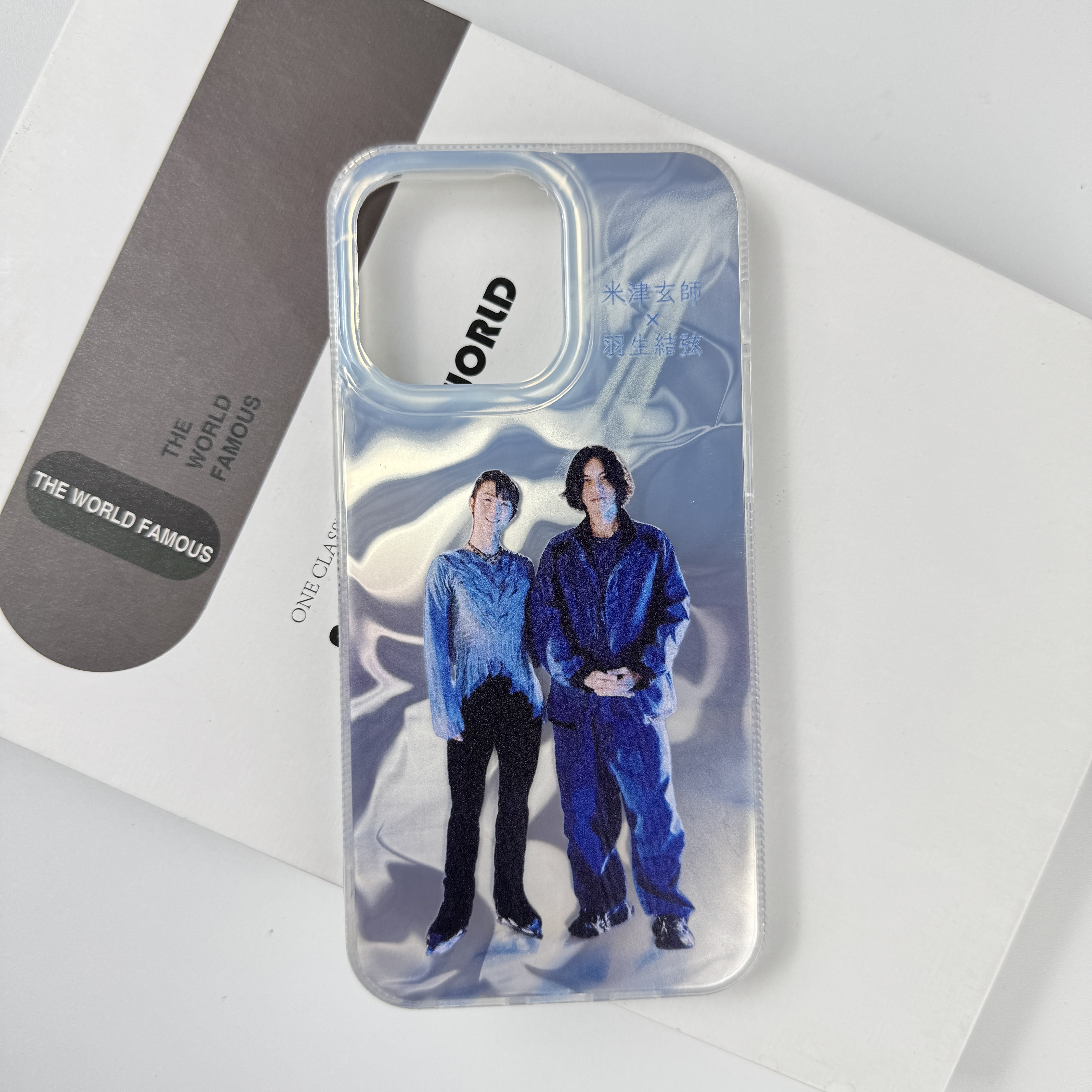 レーザーグラデーションスマートフォンケース【米津玄師x羽生結弦】